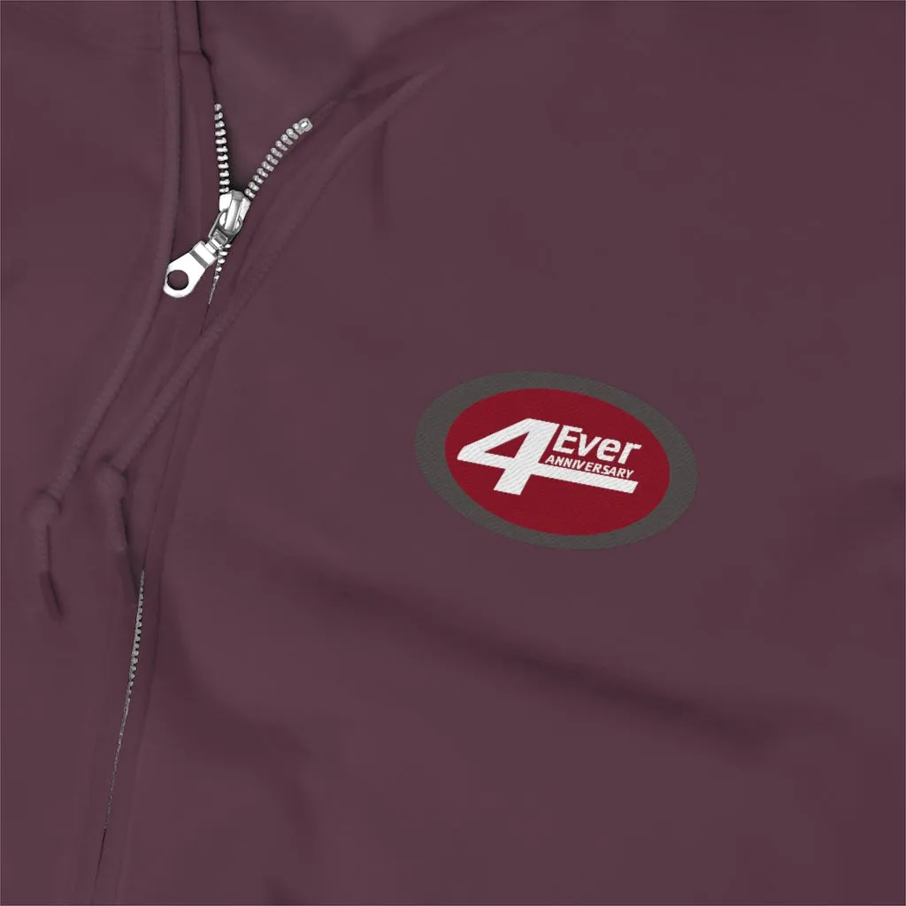4EverAnniversaryTLC - Unisex Embroidered Zip Up Hoodie by Reefmonkey @4everanniversarytlc