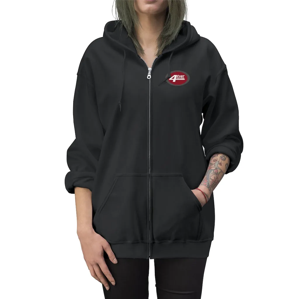4EverAnniversaryTLC - Unisex Embroidered Zip Up Hoodie by Reefmonkey @4everanniversarytlc