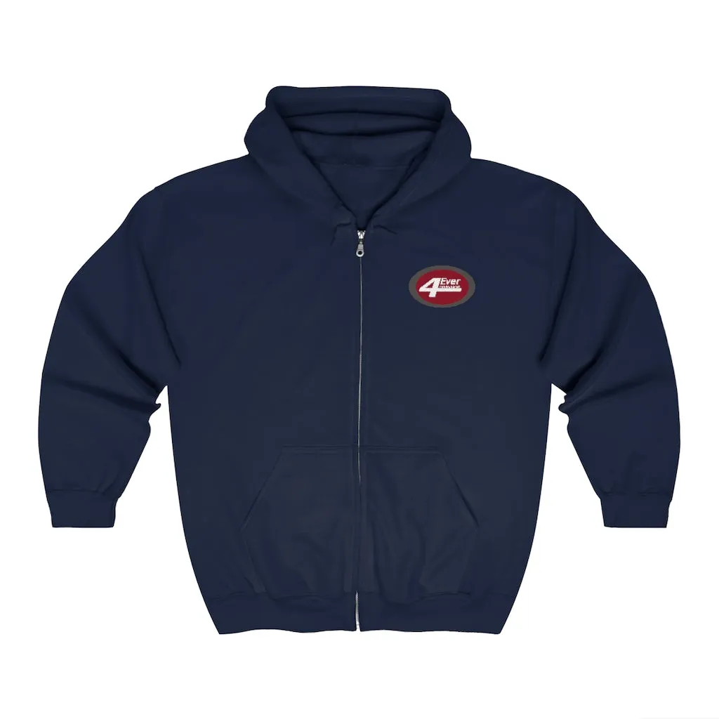 4EverAnniversaryTLC - Unisex Embroidered Zip Up Hoodie by Reefmonkey @4everanniversarytlc
