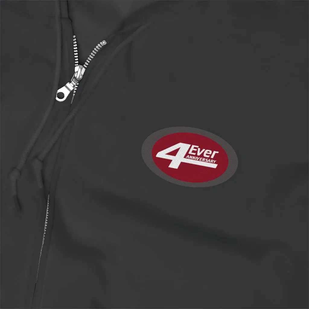 4EverAnniversaryTLC - Unisex Embroidered Zip Up Hoodie by Reefmonkey @4everanniversarytlc