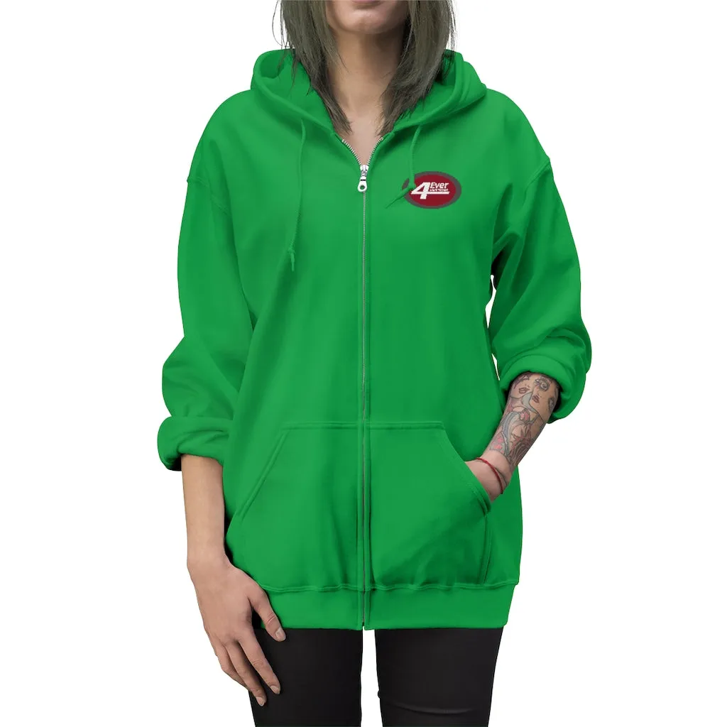 4EverAnniversaryTLC - Unisex Embroidered Zip Up Hoodie by Reefmonkey @4everanniversarytlc