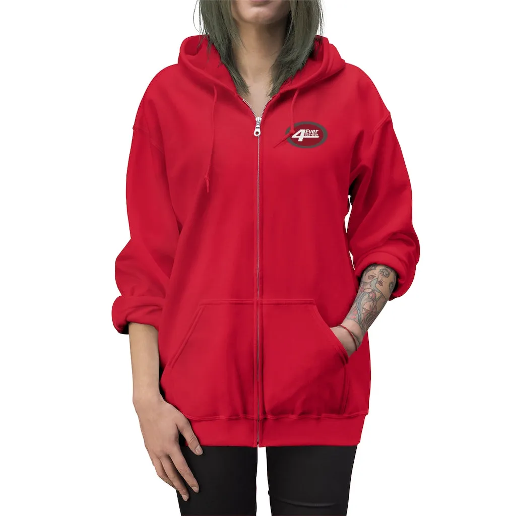 4EverAnniversaryTLC - Unisex Embroidered Zip Up Hoodie by Reefmonkey @4everanniversarytlc