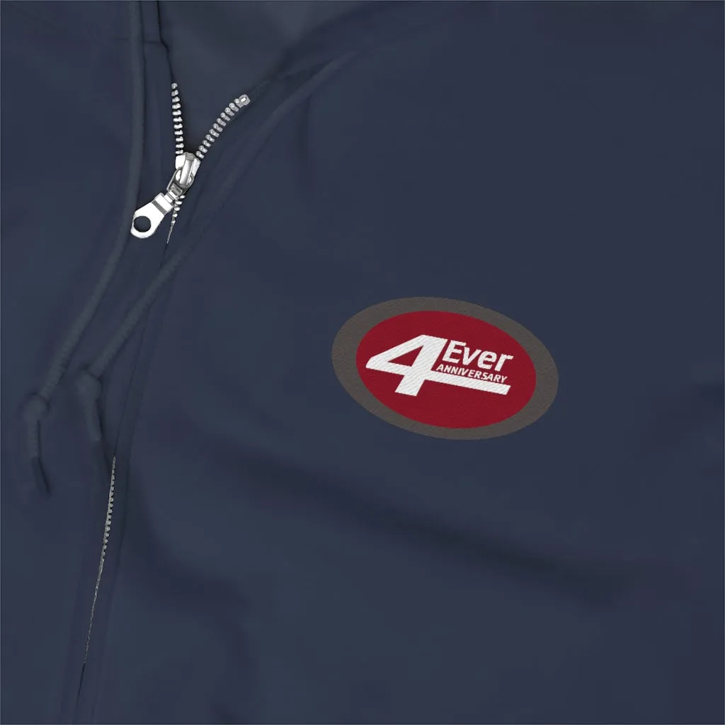 4EverAnniversaryTLC - Unisex Embroidered Zip Up Hoodie by Reefmonkey @4everanniversarytlc