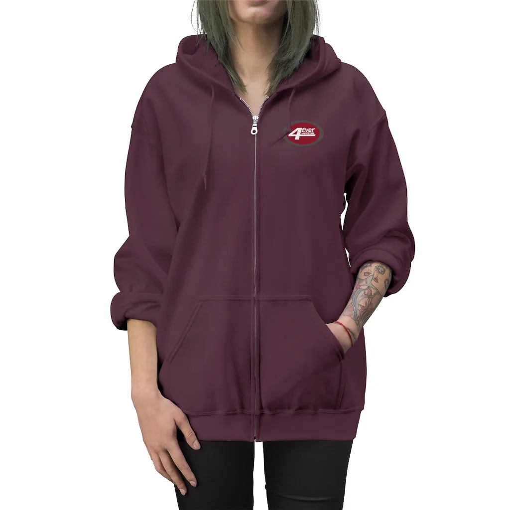 4EverAnniversaryTLC - Unisex Embroidered Zip Up Hoodie by Reefmonkey @4everanniversarytlc