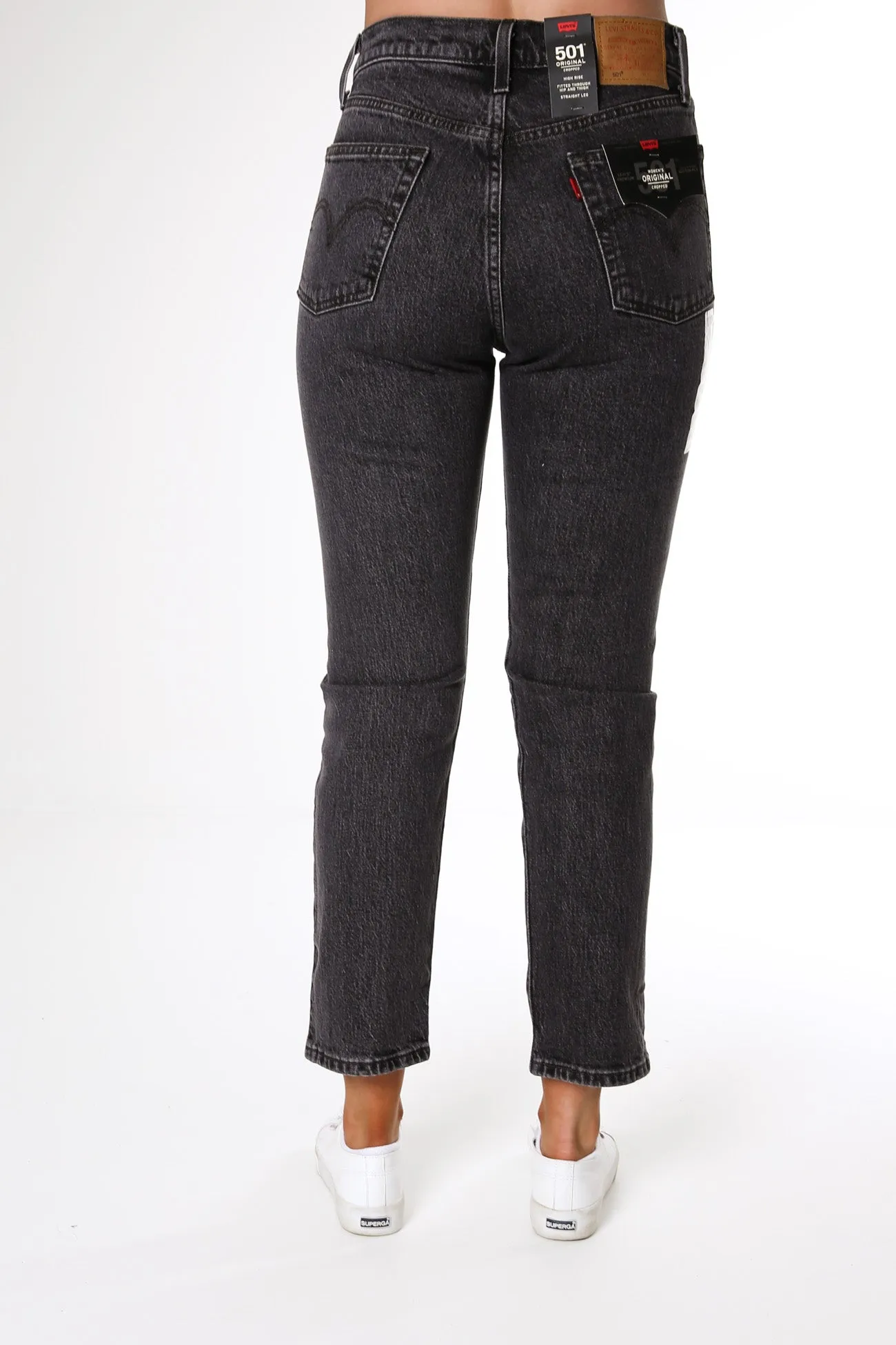 501 Original Cropped Jeans Cabo Fade