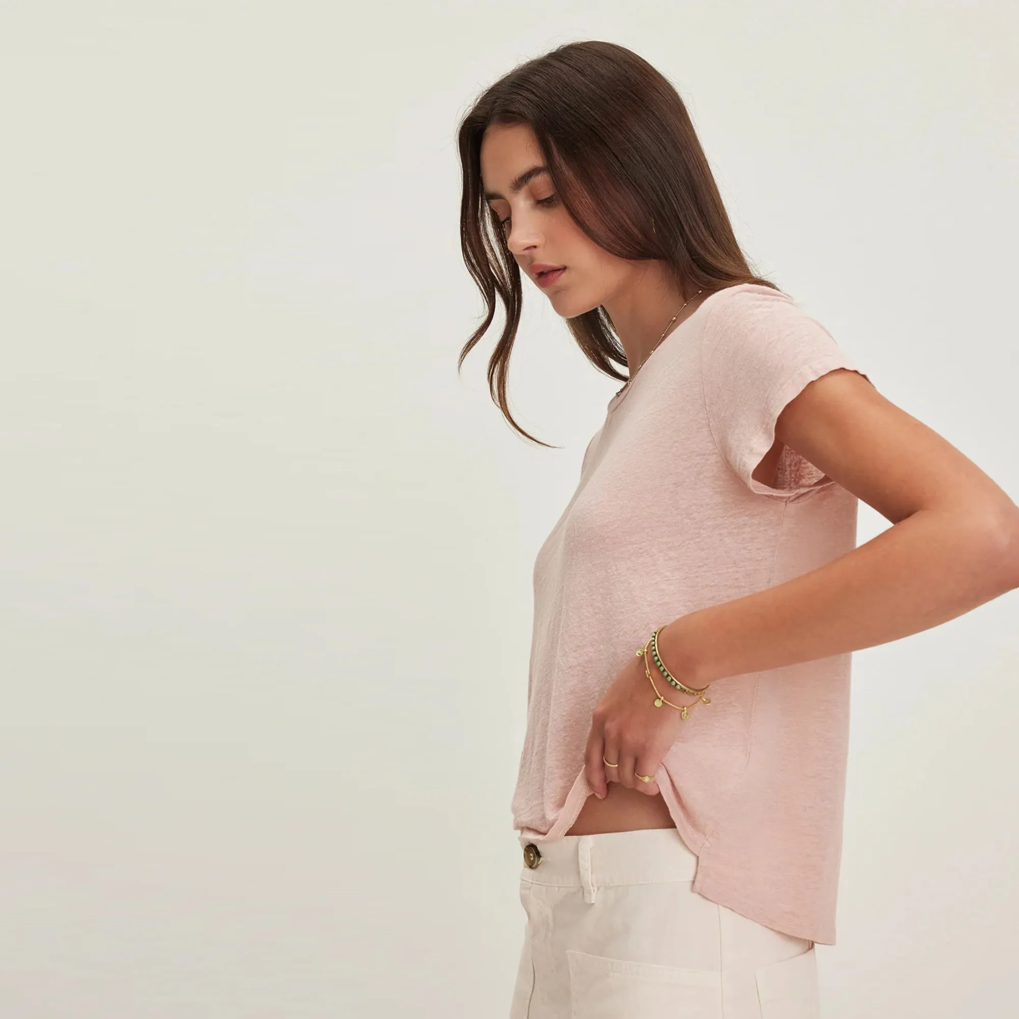 Casey Linen Knit Top