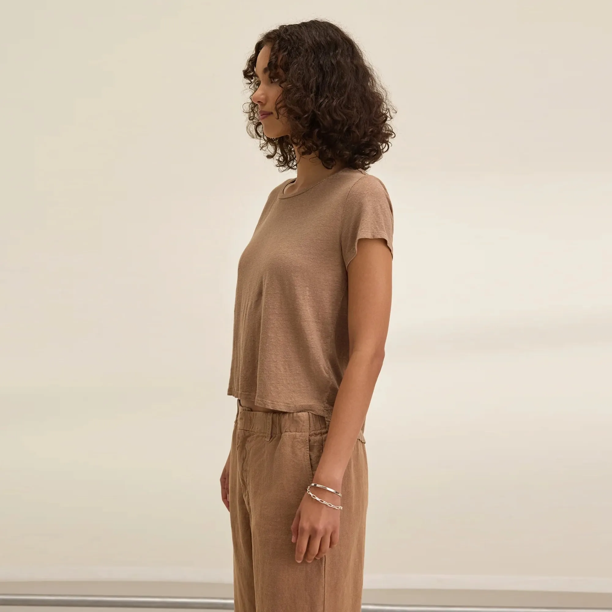 Casey Linen Knit Top
