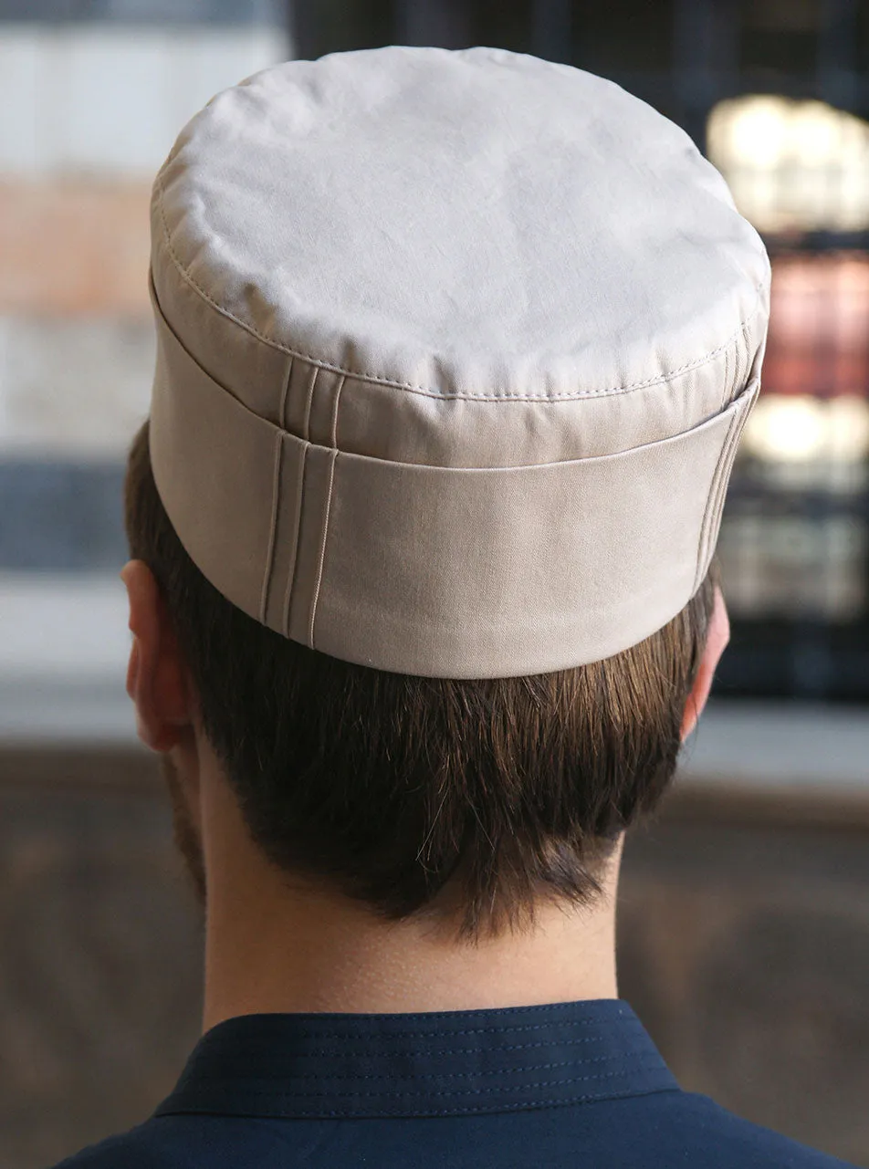 Double Layered Kufi with Pintucks