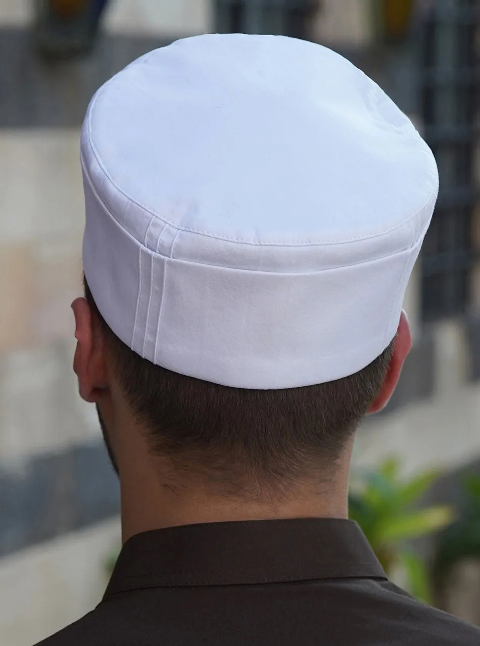 Double Layered Kufi with Pintucks