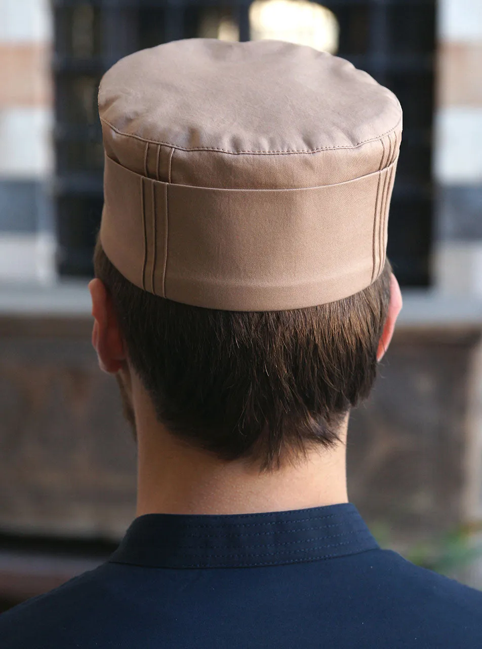 Double Layered Kufi with Pintucks