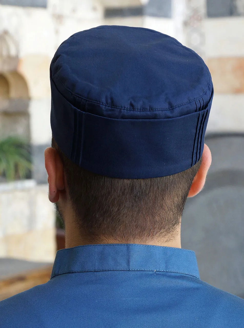 Double Layered Kufi with Pintucks