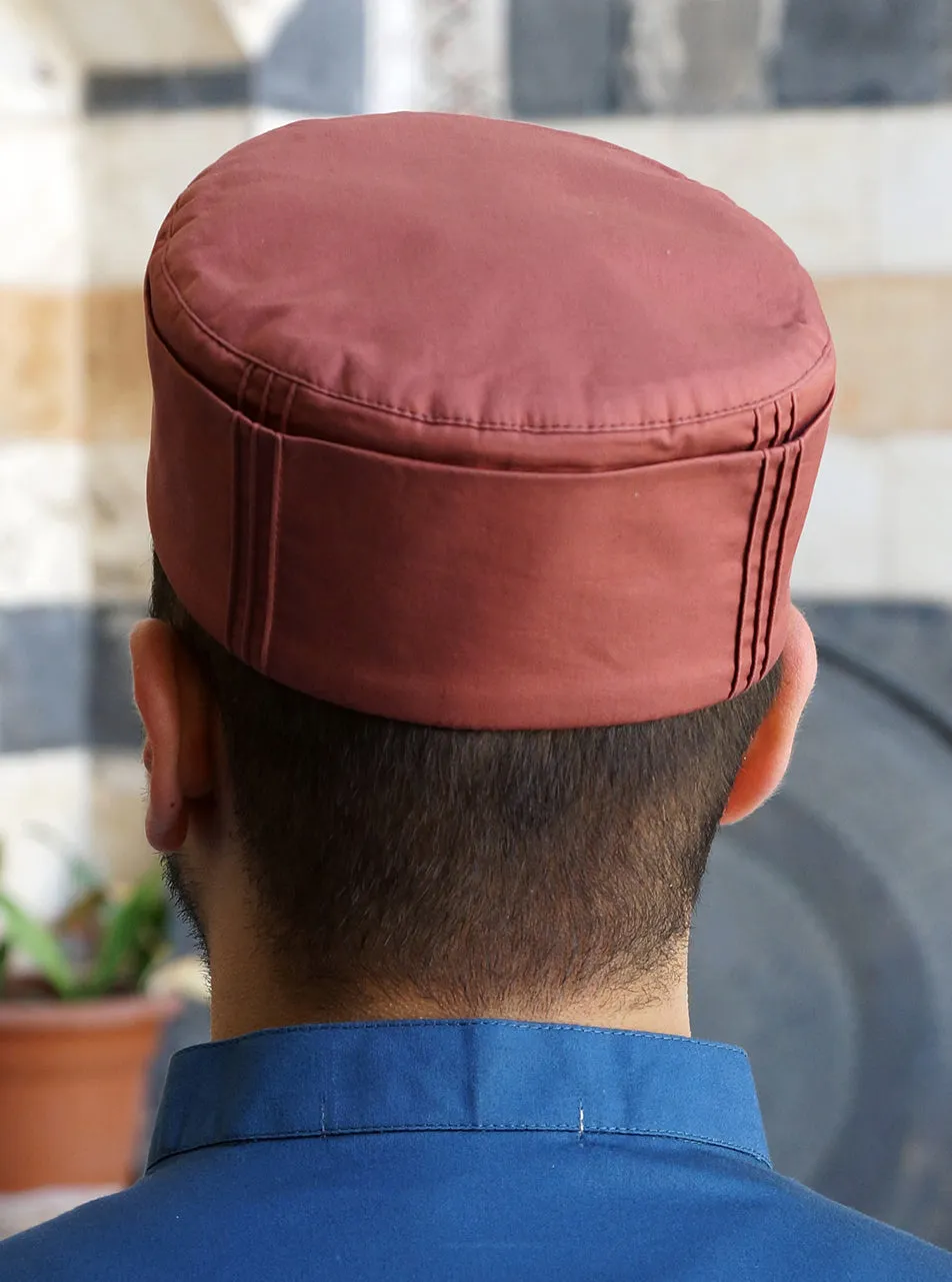 Double Layered Kufi with Pintucks