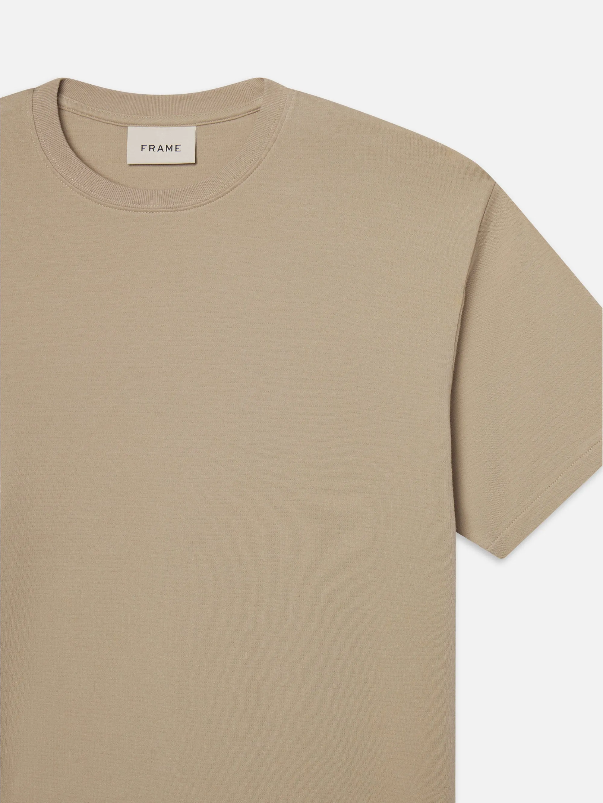 Duo Fold Tee -- Light Beige