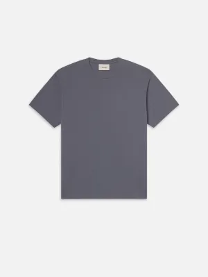 Duo Fold Tee -- Smoky Blue
