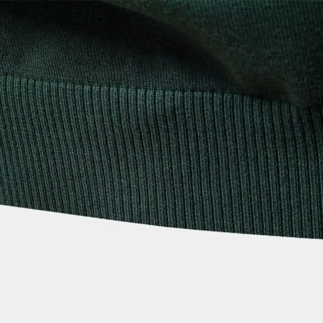 Essential Quarter-Zip Jumper Sweater - Cross & Crown