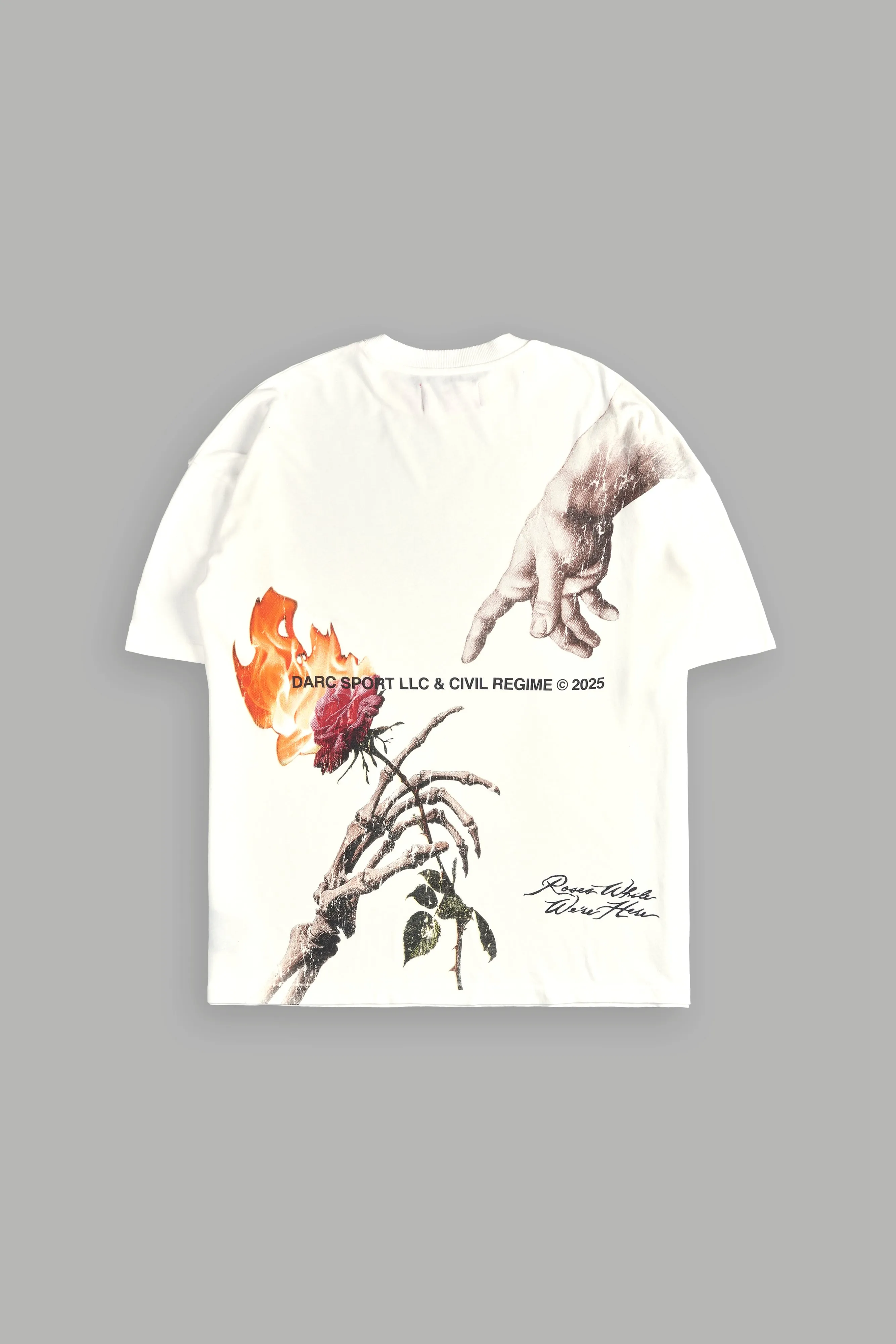 Eternal Fire "Premium" Oversized Tee in Cream
