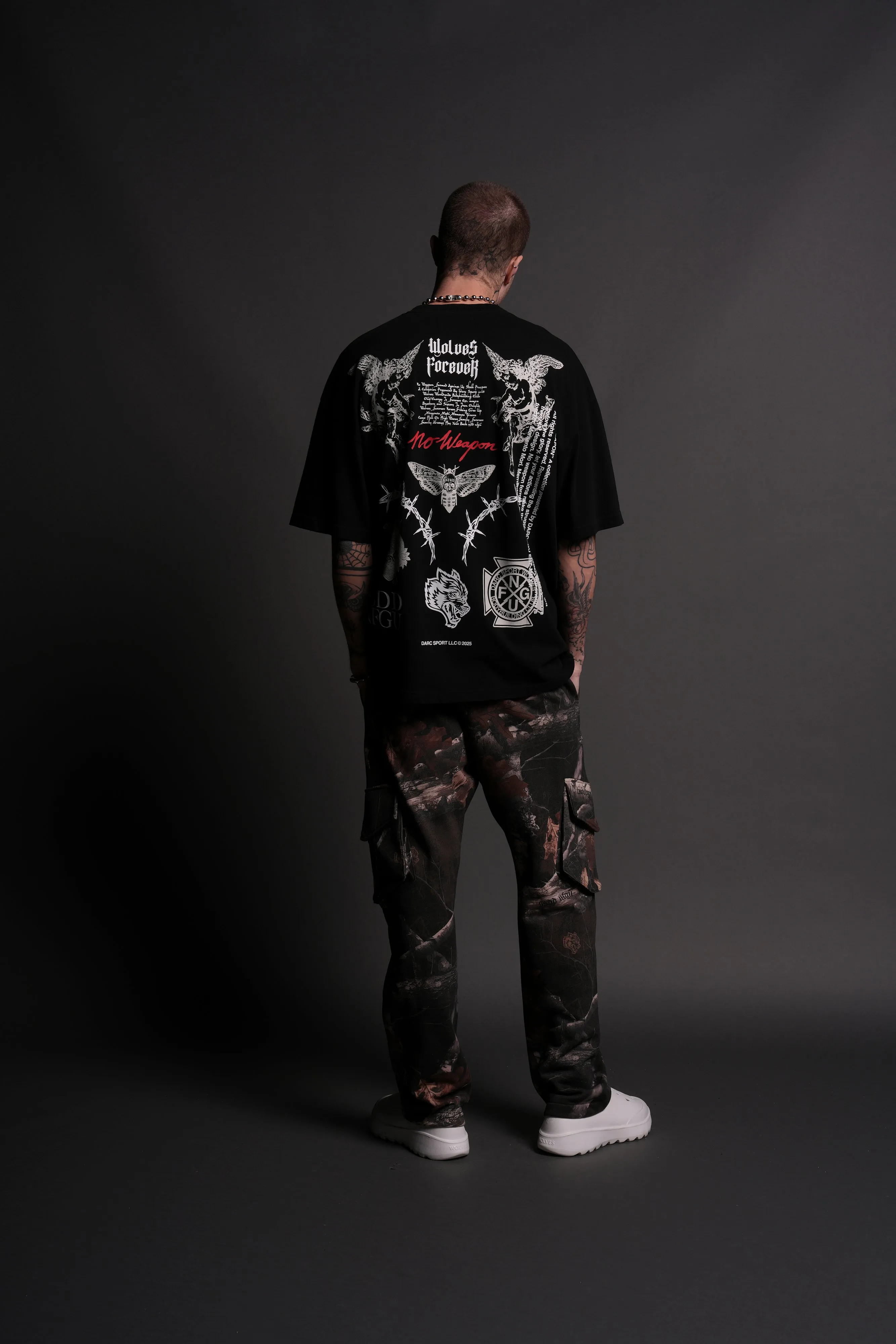 Everlasting "Premium" Oversized Tee in Black