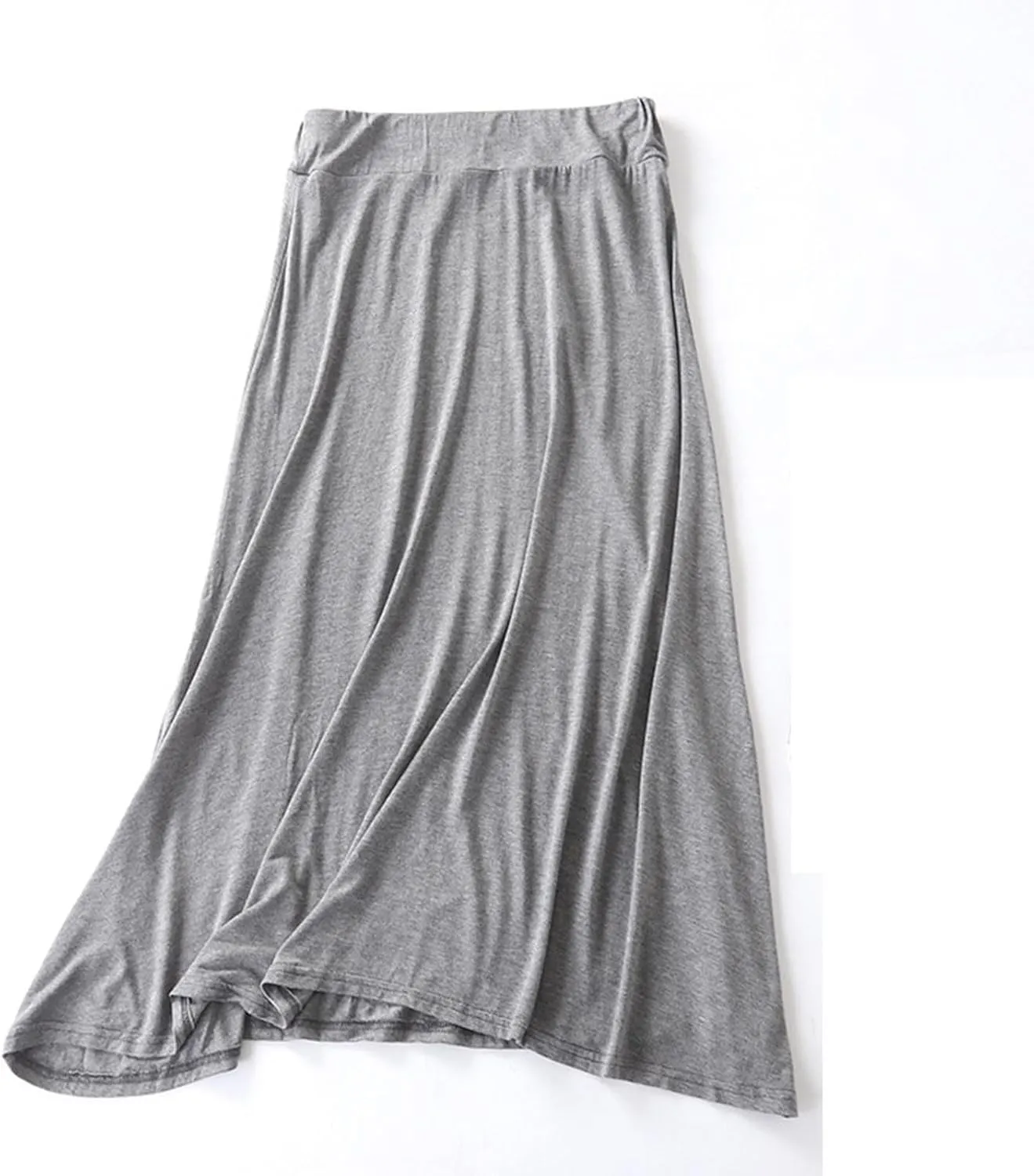 Fall 2024 Tulle Long Skirts for Women Fashion Soft Irregular Hem High Waist Skirt Pleated Solid Color Mesh Midi Dress