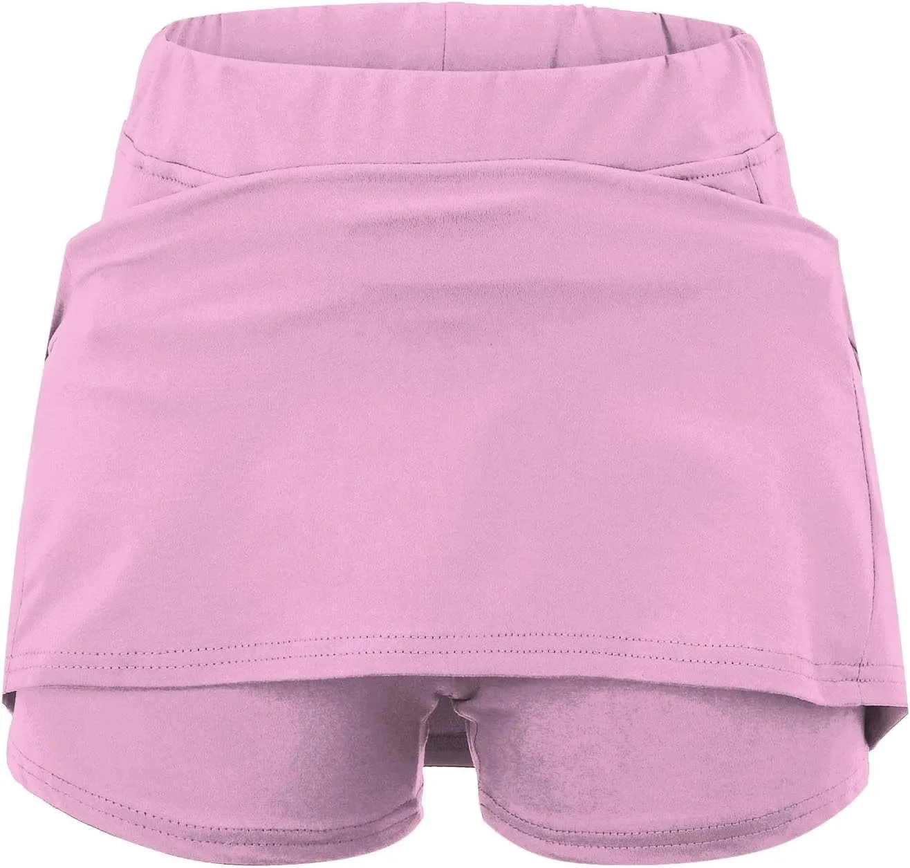 FZVYD Plus Size Skorts for Women Tummy Control High Waisted Athletic Tennis Golf Skirts with Shorts Pockets Biker Shorts 2024
