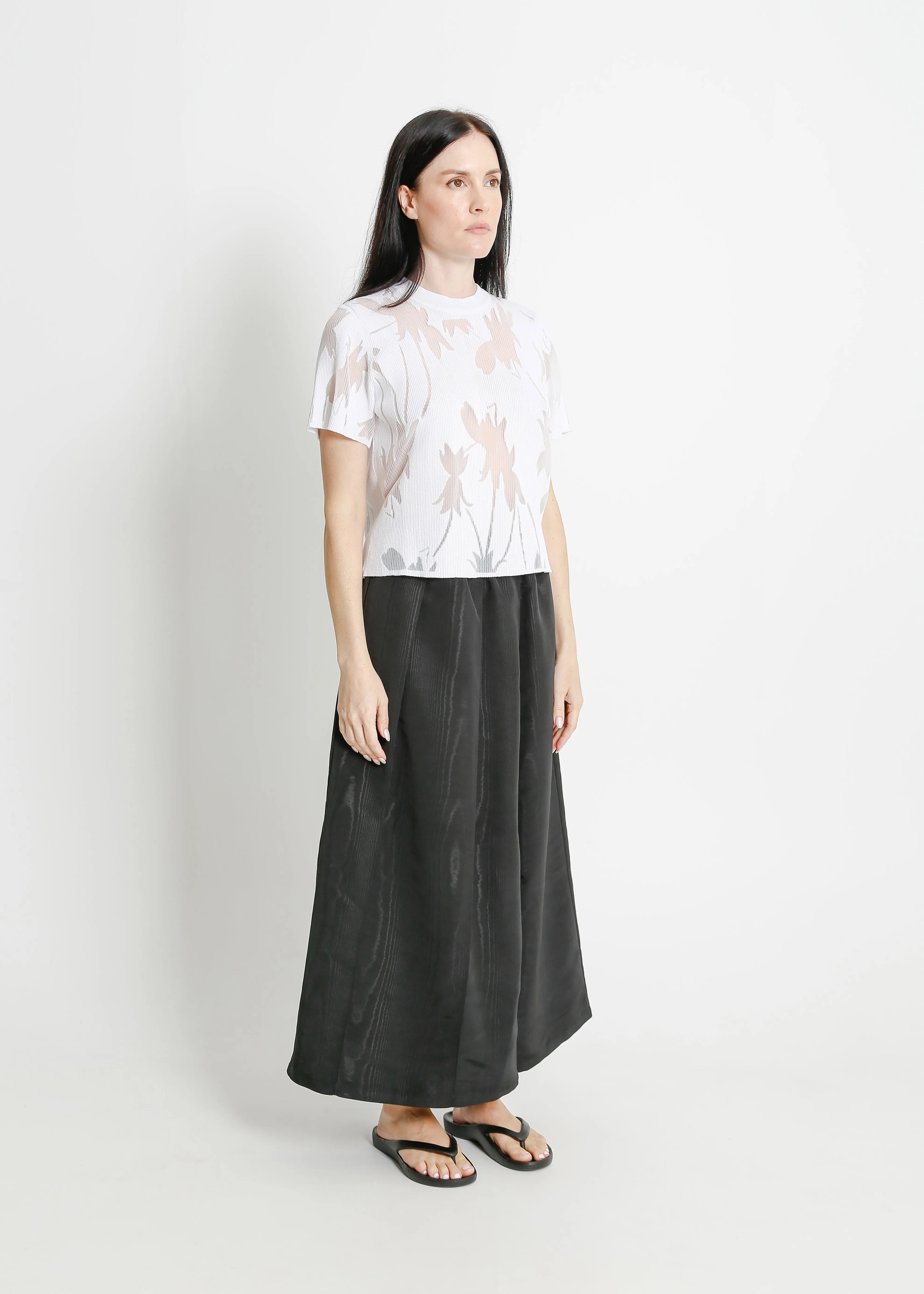 GAYA KNIT TEE / WHITE