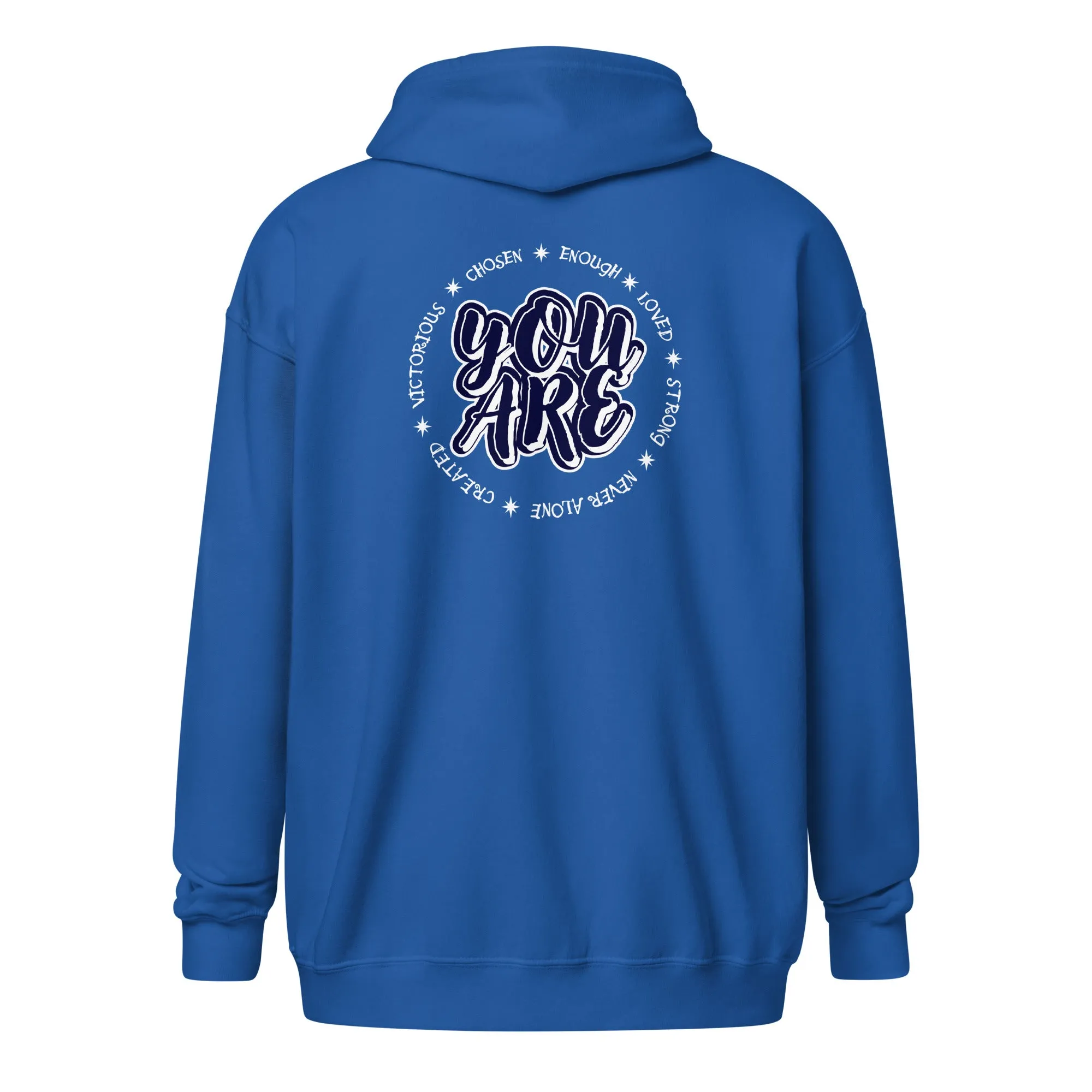 God Sed Liv/You Are Unisex Full-Zip Hoodie