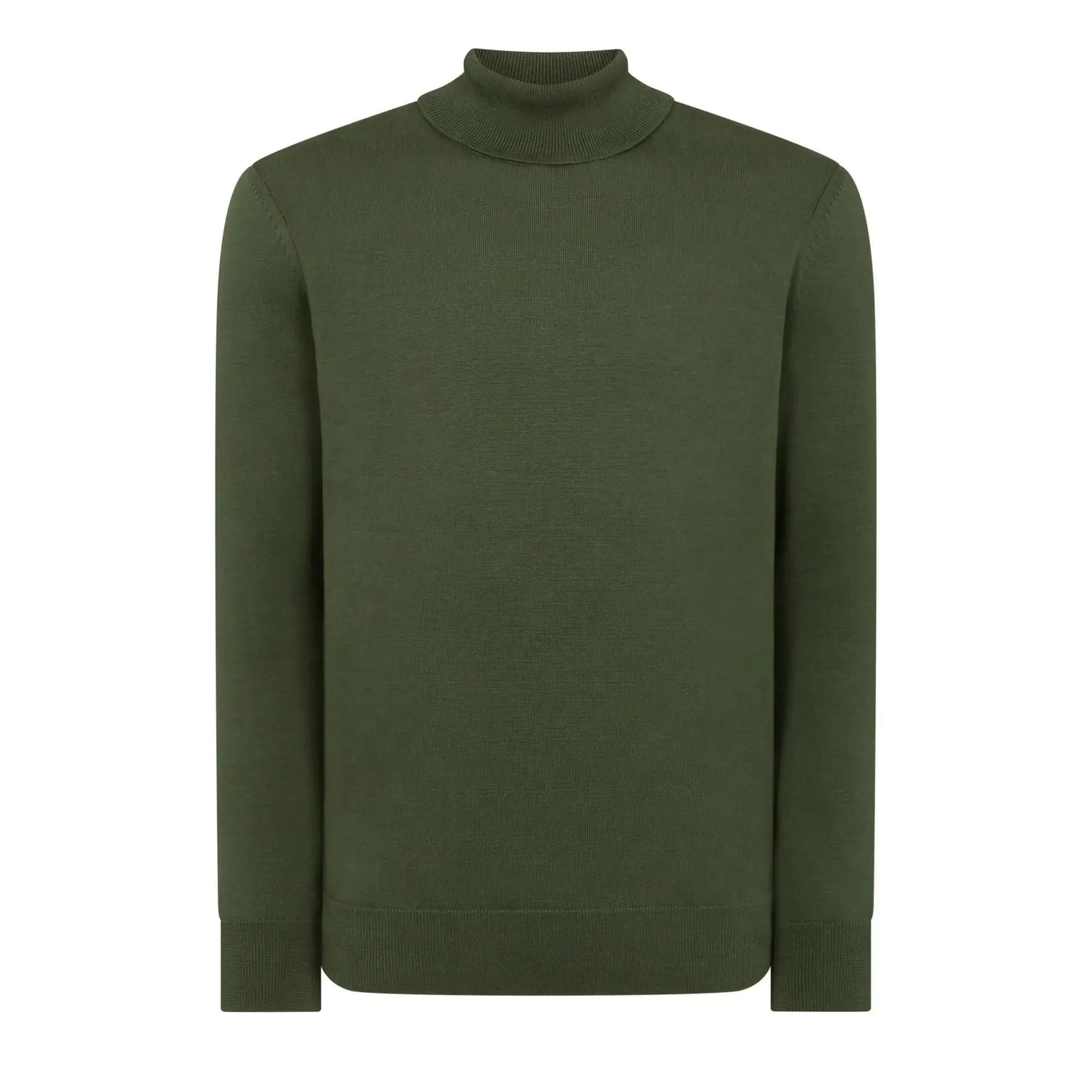Green Roll-Neck Jumper