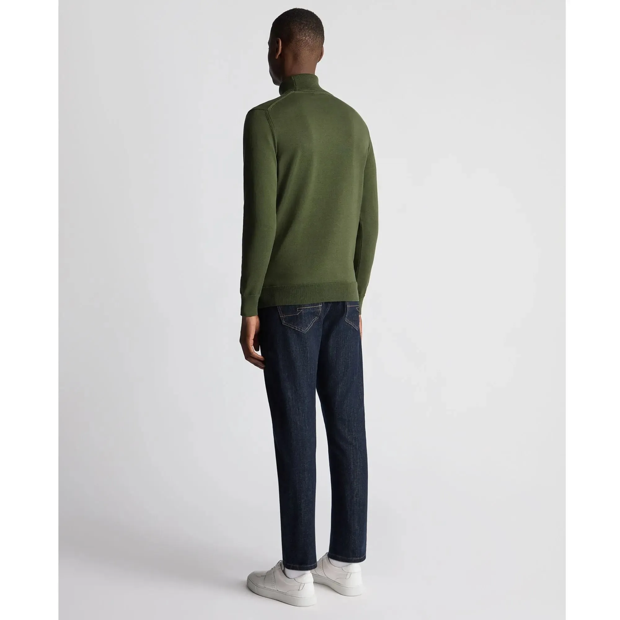 Green Roll-Neck Jumper