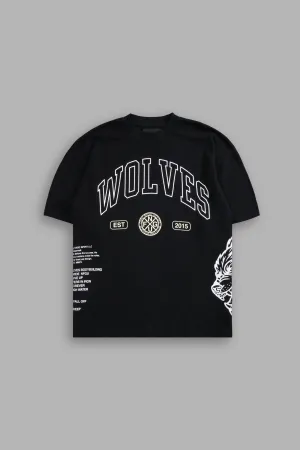 Grit V2 "Premium" Oversized Tee in Black