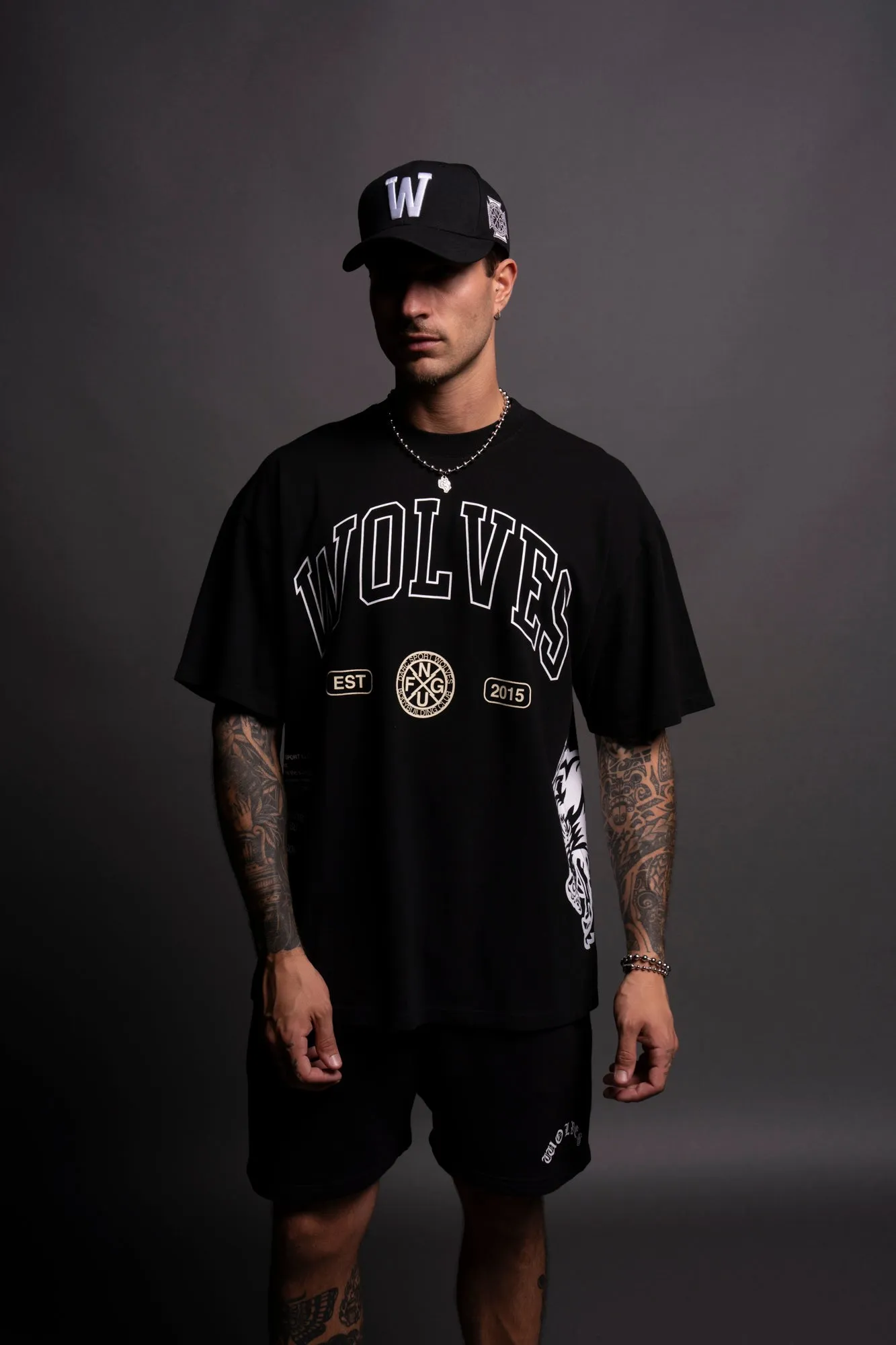 Grit V2 "Premium" Oversized Tee in Black