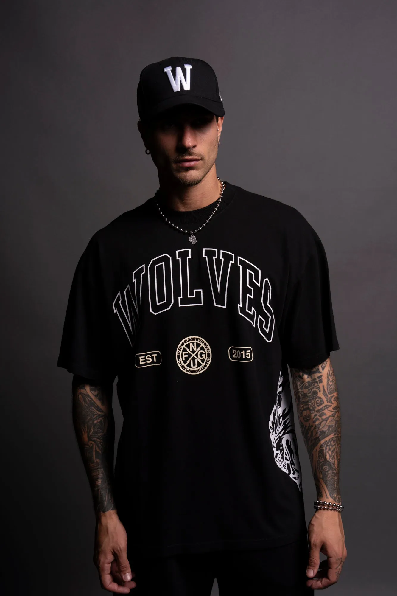 Grit V2 "Premium" Oversized Tee in Black