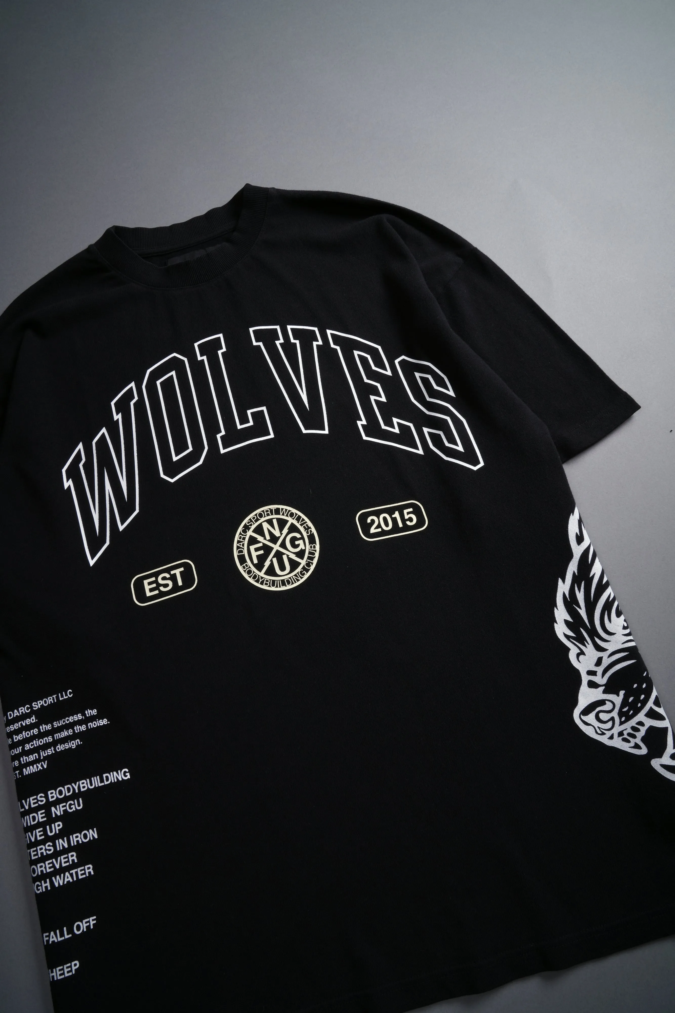 Grit V2 "Premium" Oversized Tee in Black