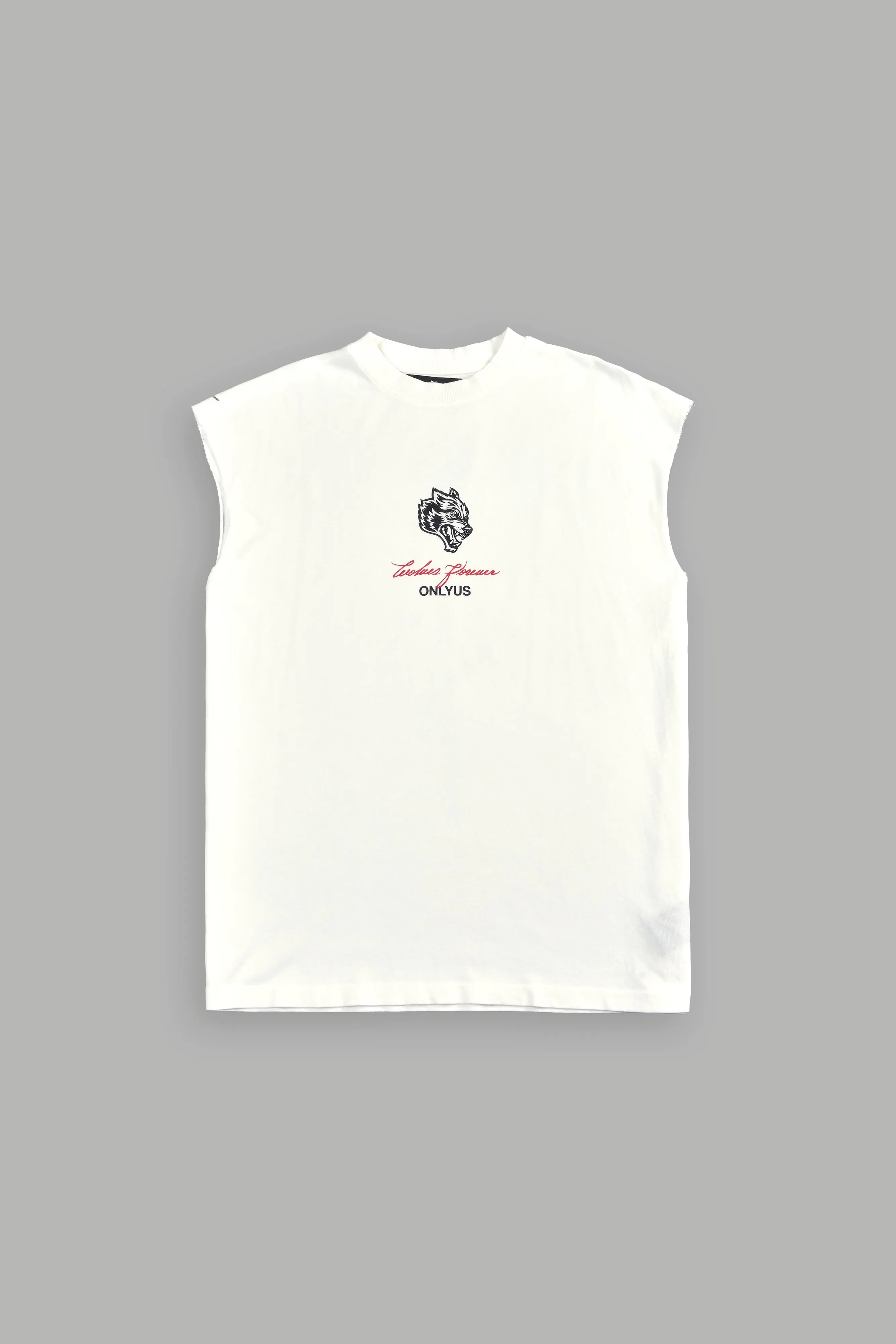 House Of Wolves "Premium" Muscle Tee in Cream