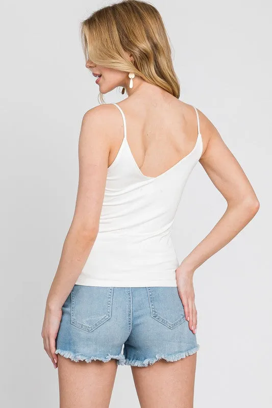 Ivory Double Layered Cami Top