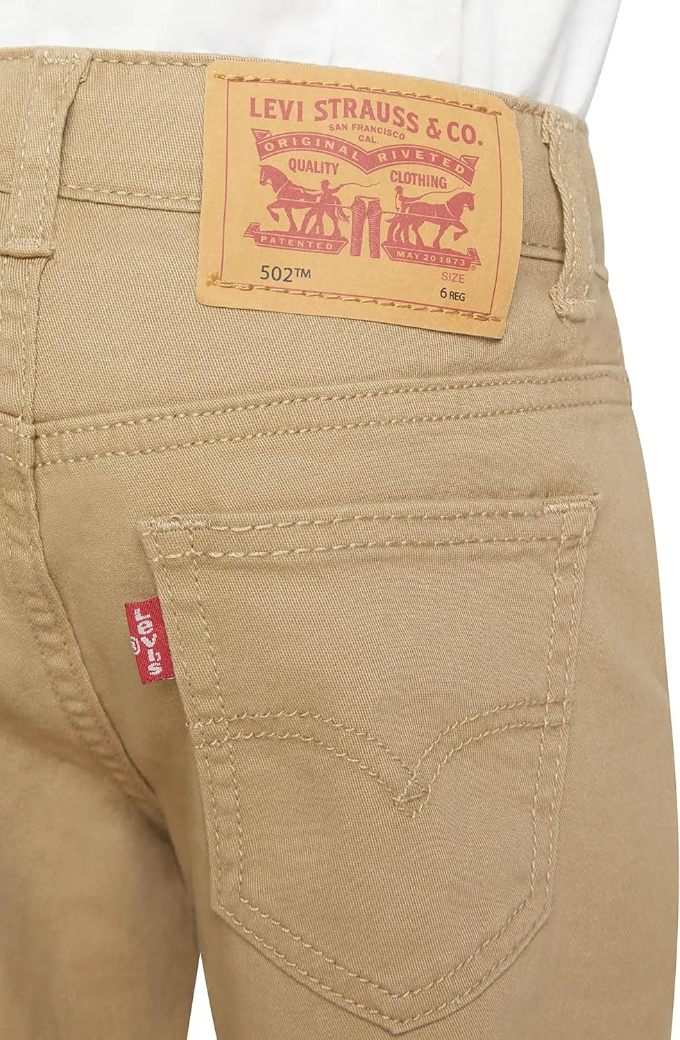 Levi's Boys' 502 Regular Taper Fit Chino Pants