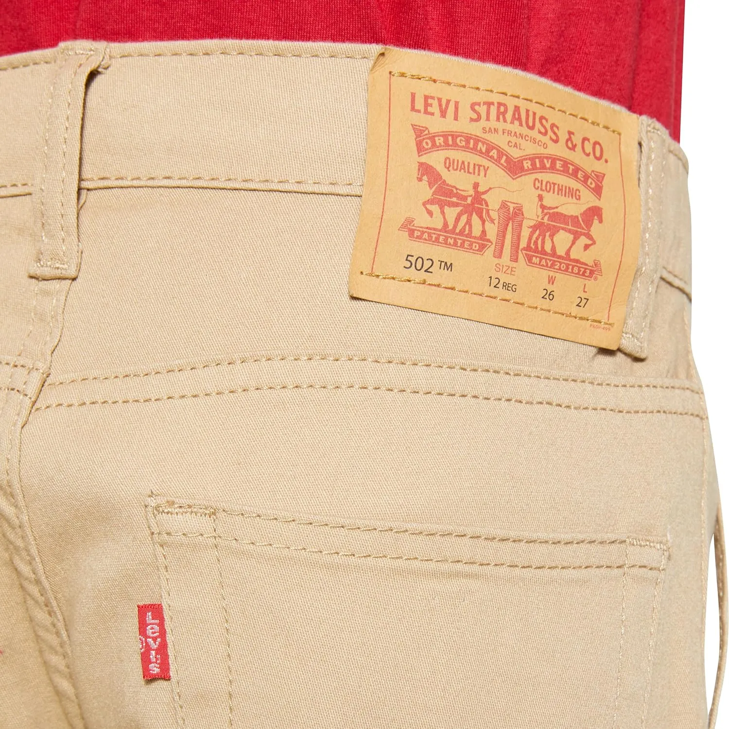 Levi's Boys' 502 Regular Taper Fit Chino Pants