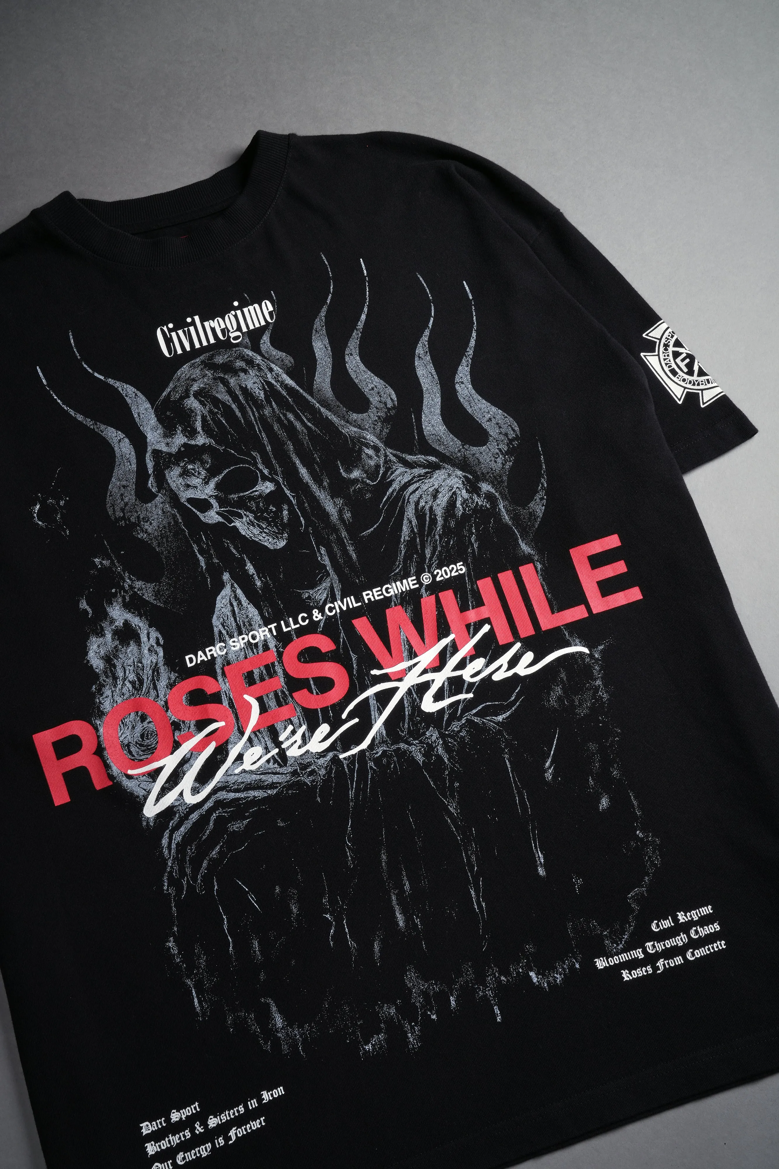 Life and Death "Premium" Oversized Tee in Black