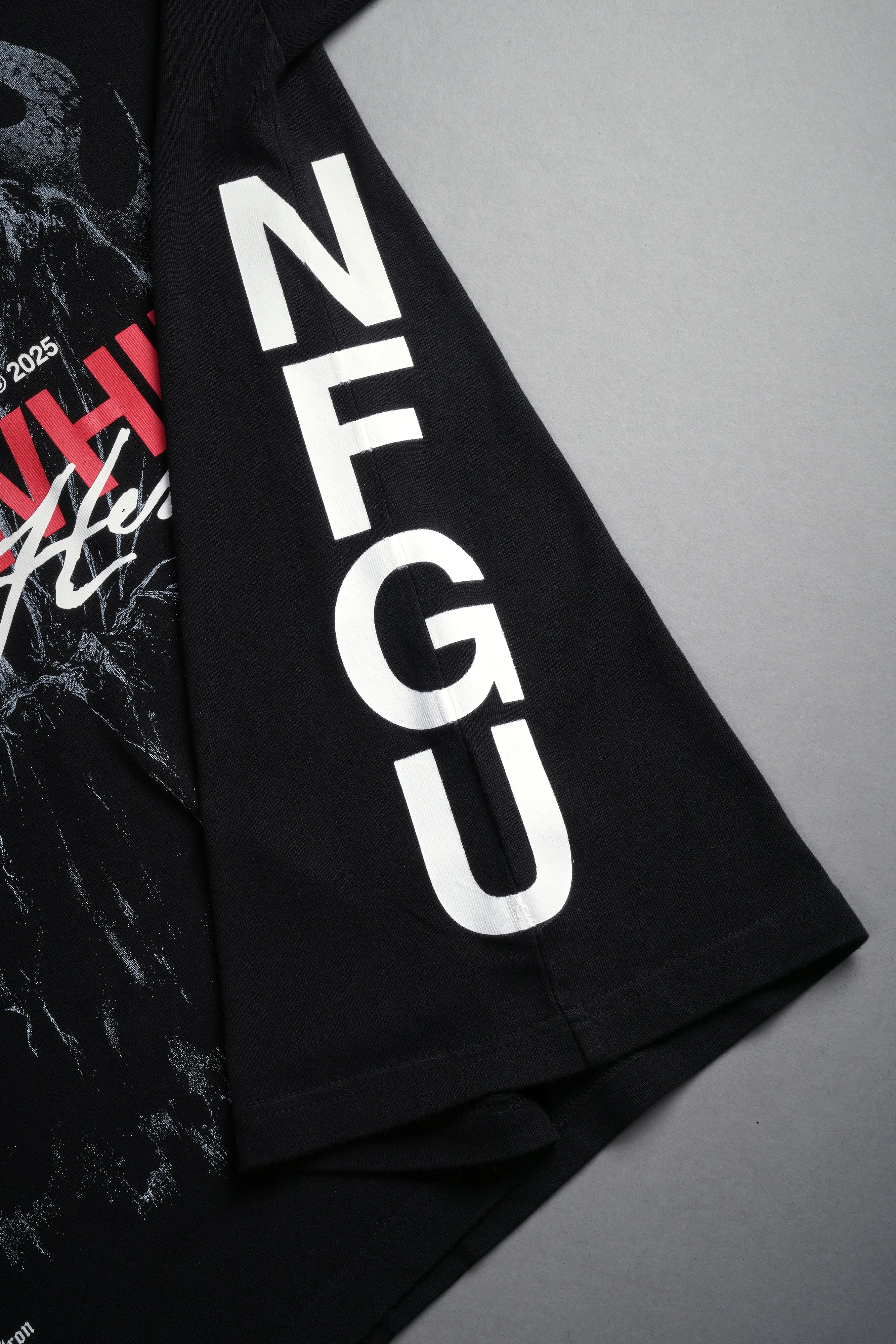 Life and Death "Premium" Oversized Tee in Black
