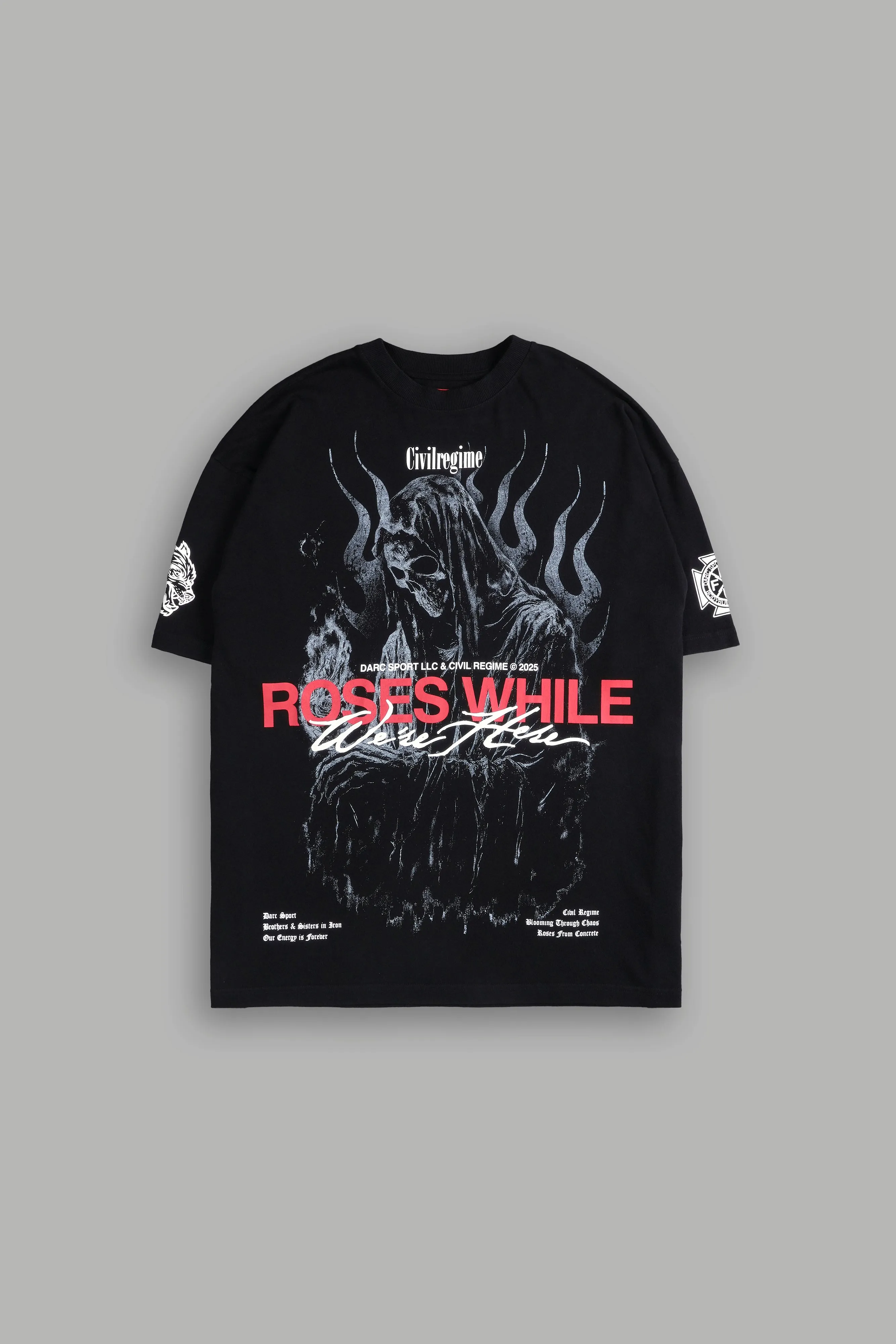 Life and Death "Premium" Oversized Tee in Black