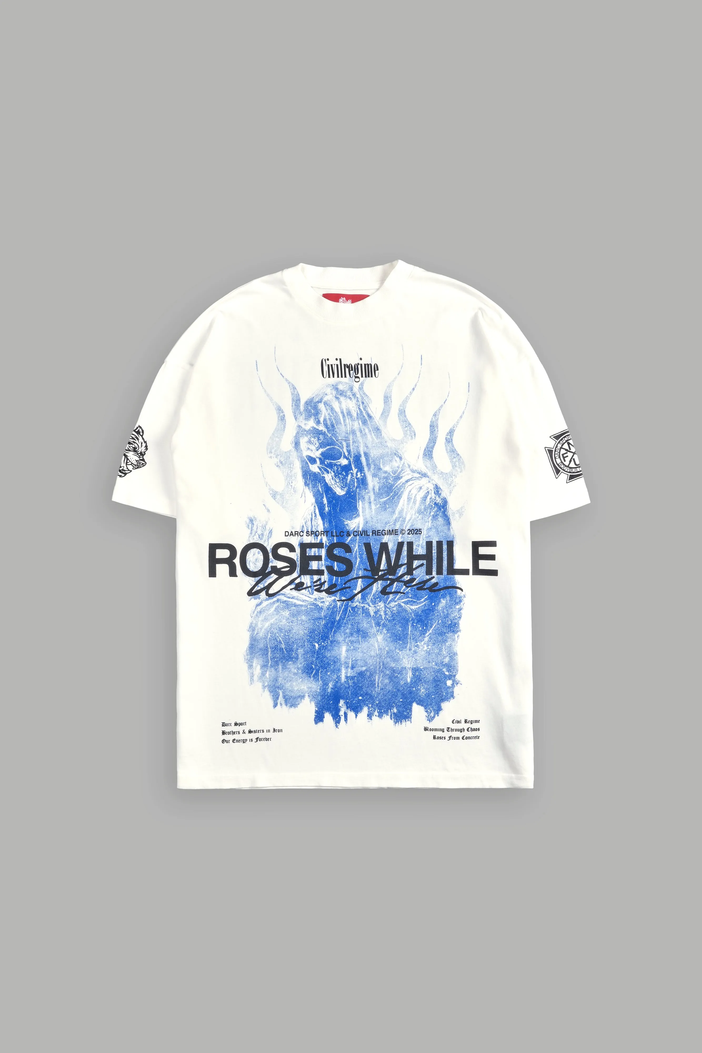 Life and Death "Premium" Oversized Tee in Cream
