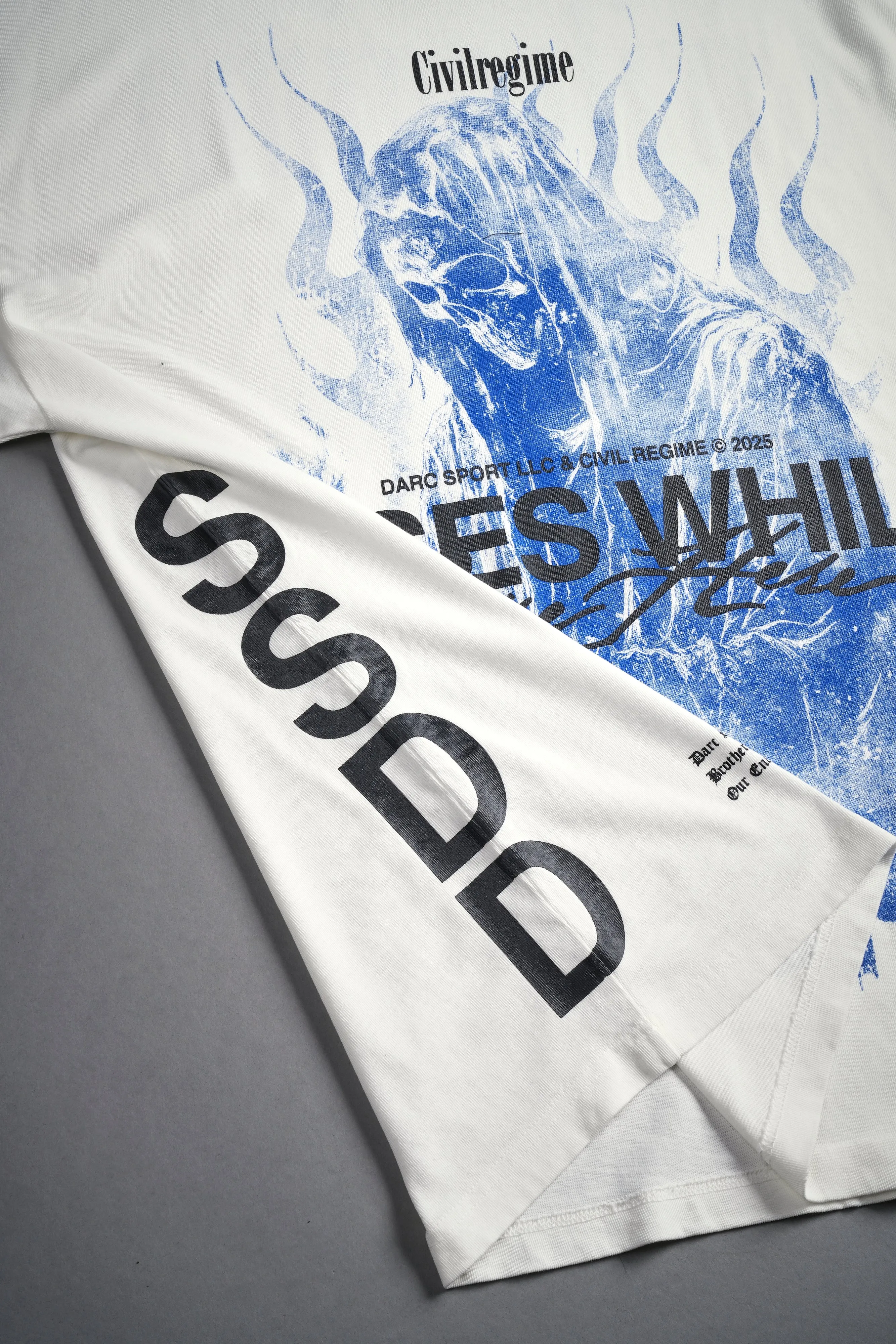 Life and Death "Premium" Oversized Tee in Cream