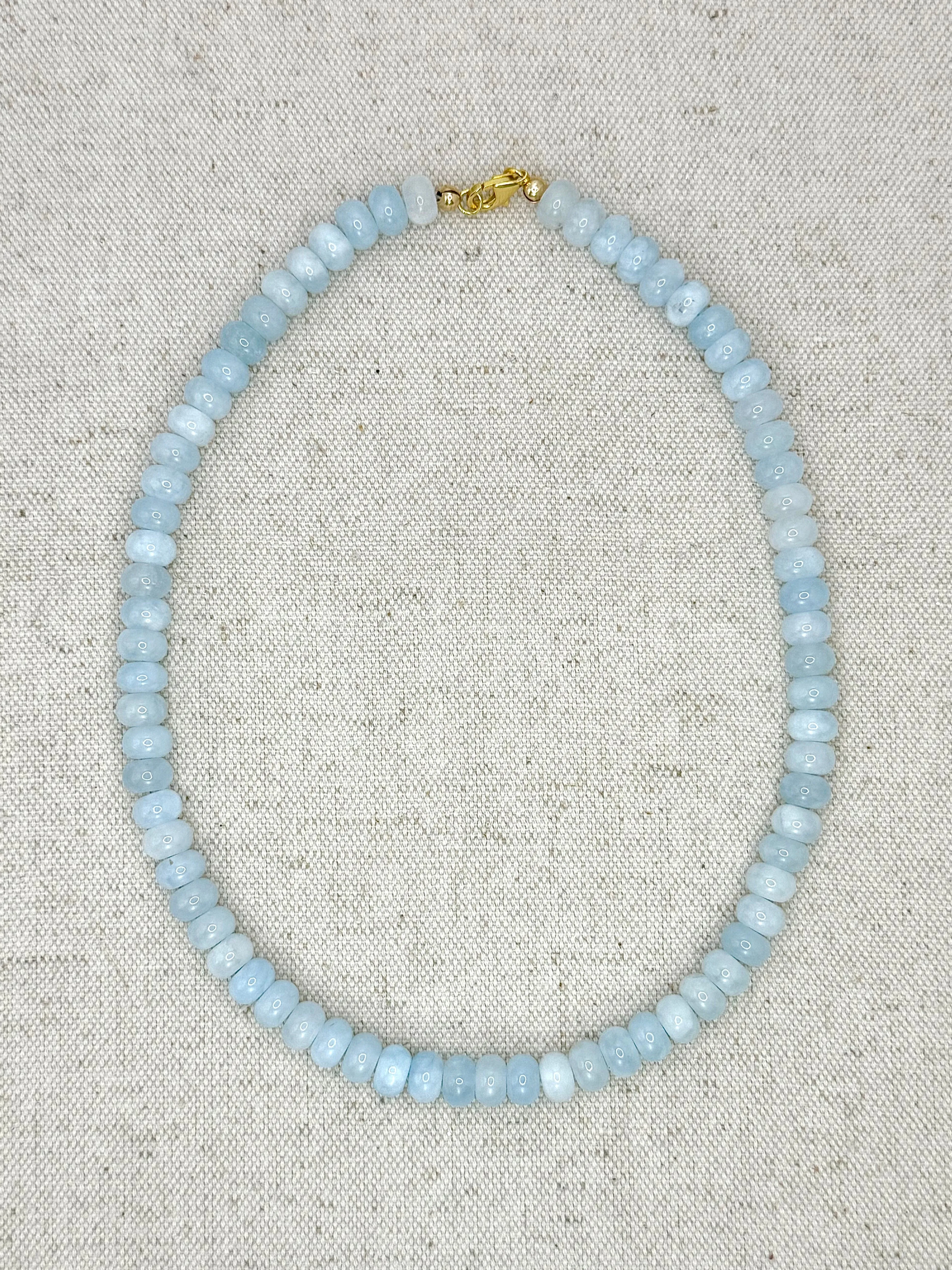 Light Blue Layering Necklace