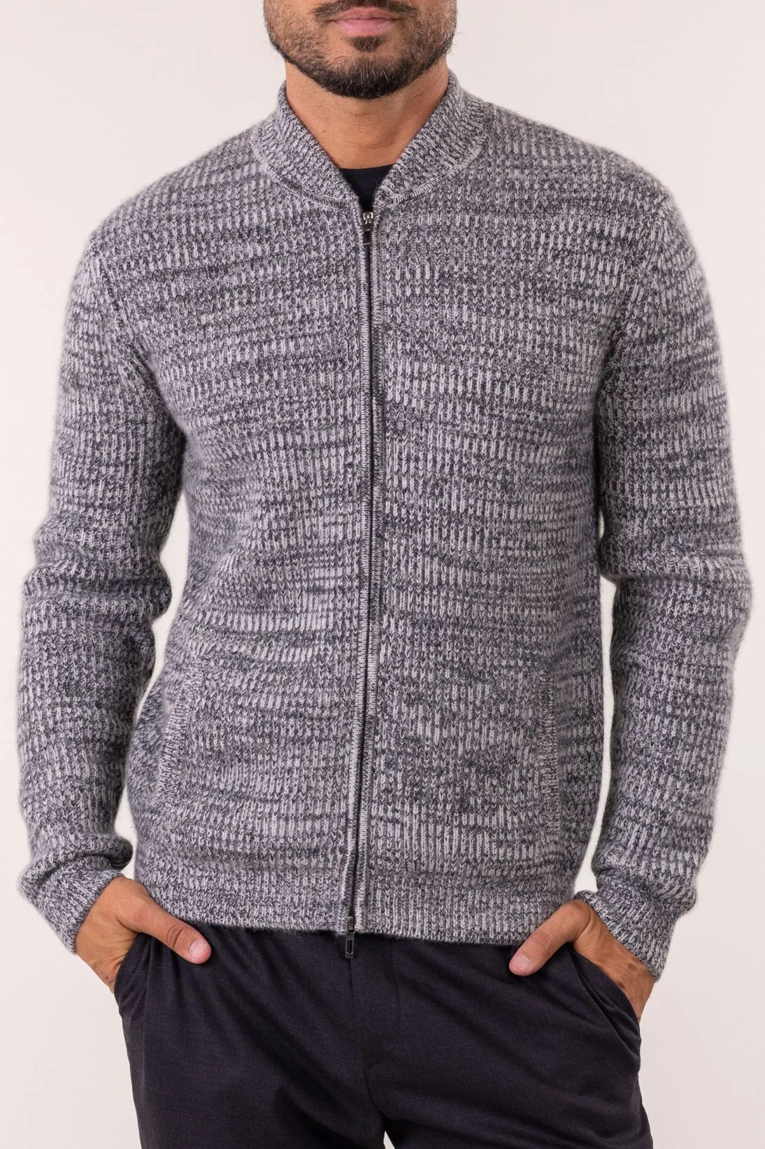 MARLED ZIP CARDIGAN