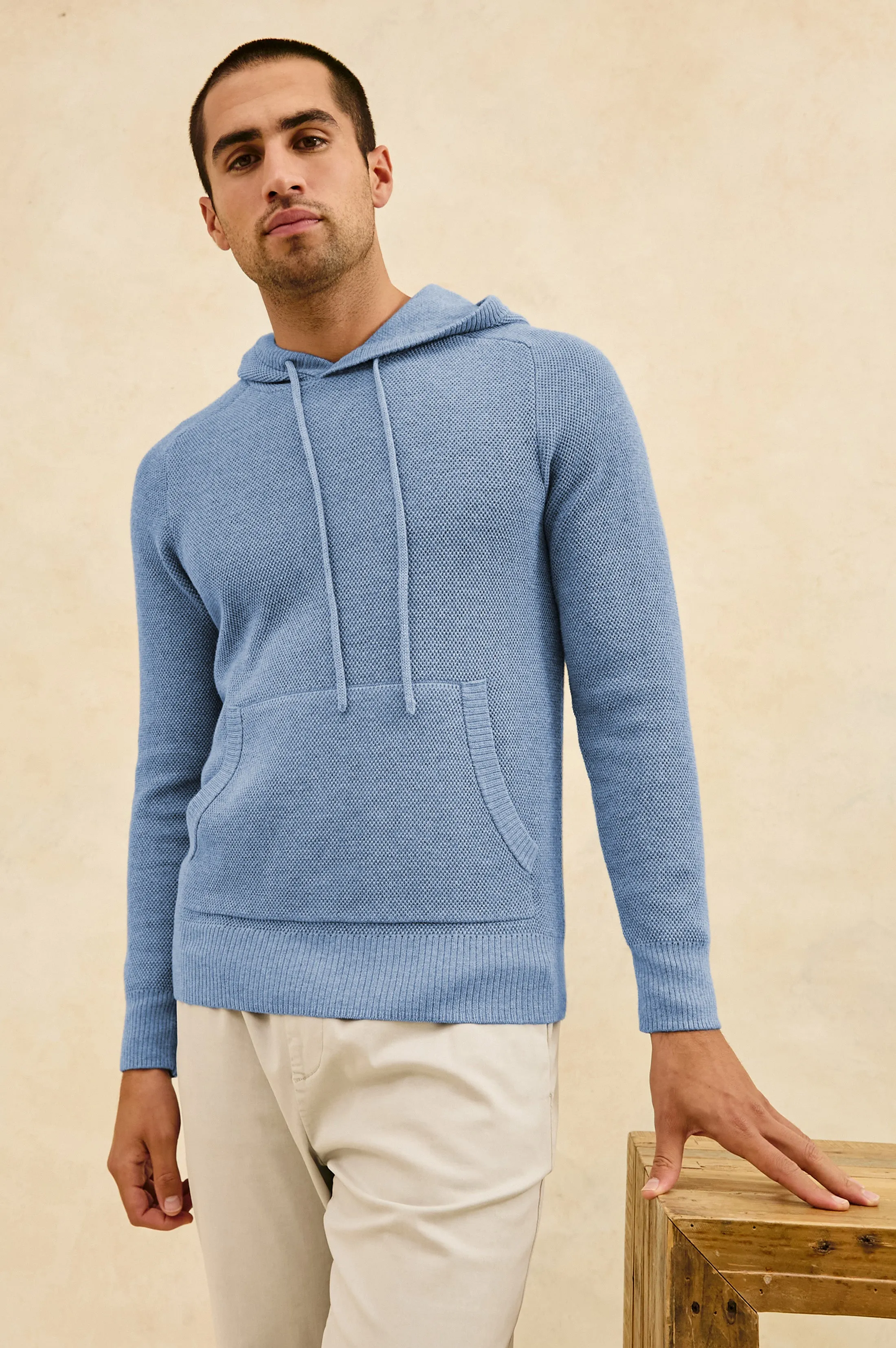 MATADOR HOODIE - LIGHT BLUE HEATHER