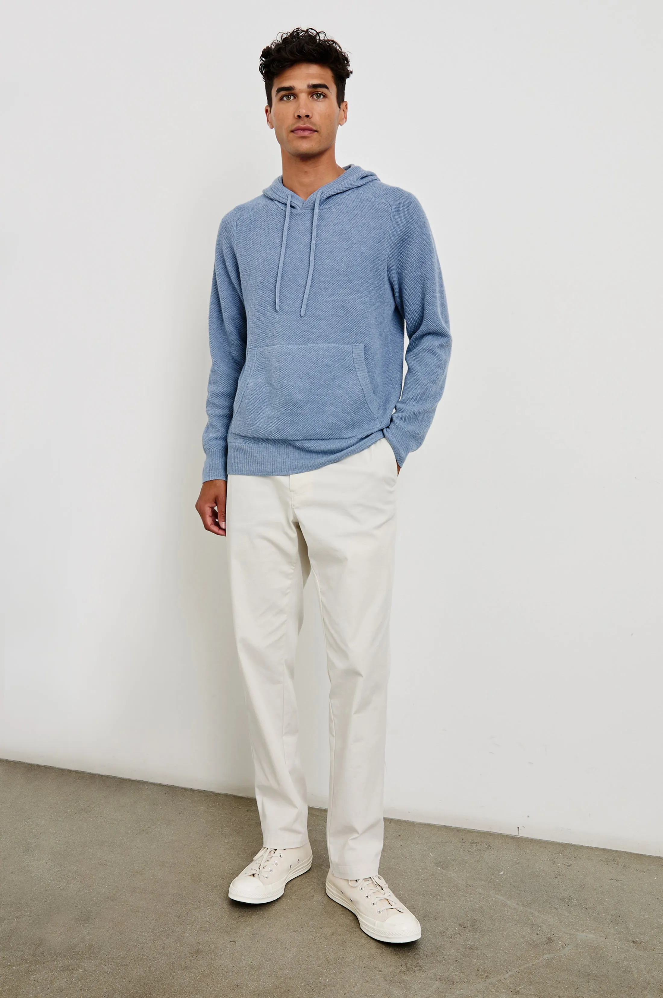 MATADOR HOODIE - LIGHT BLUE HEATHER