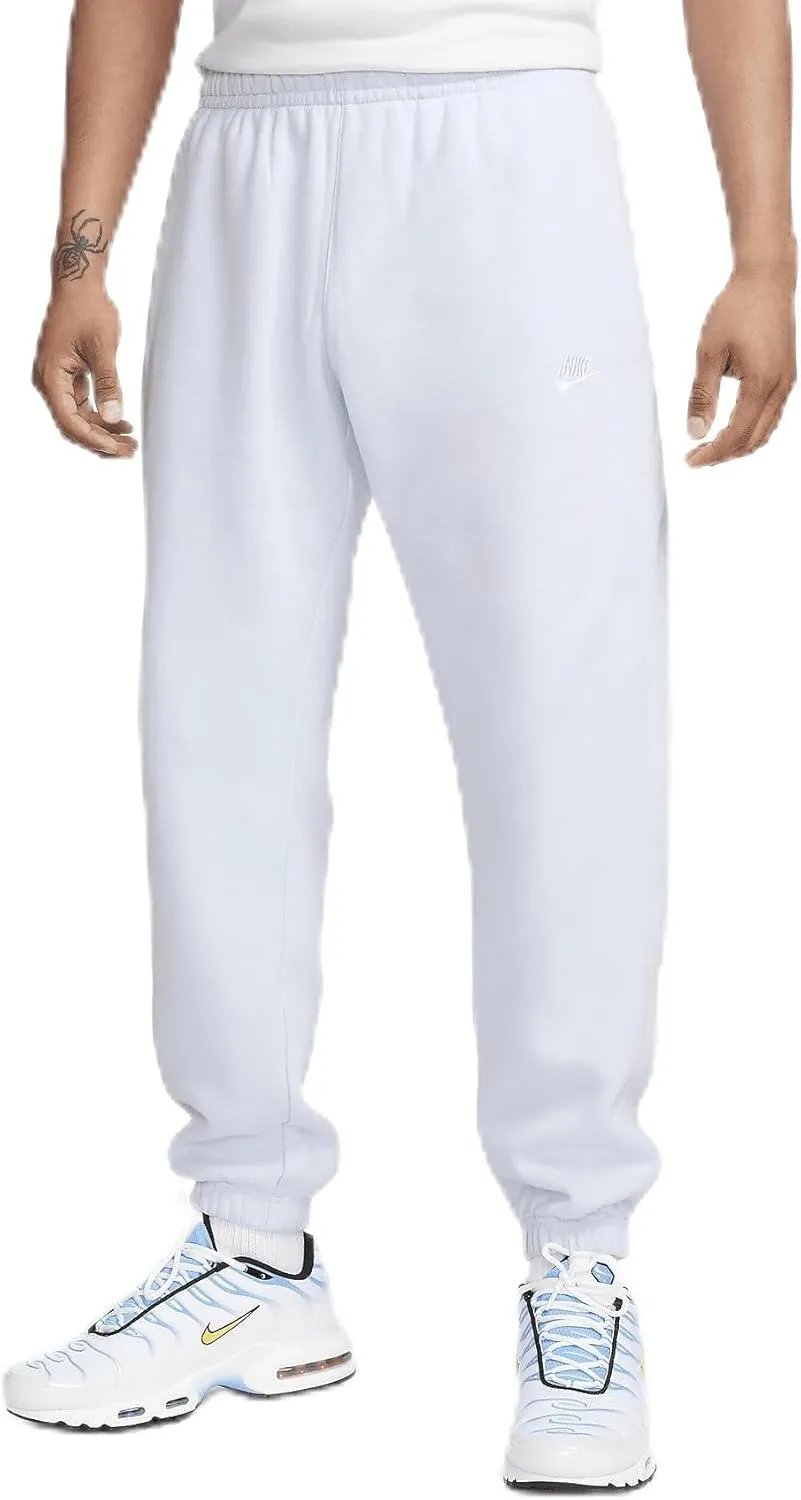 Nike Sportswear Club Fleece Men's Pants (Football Grey/Football Grey/White, BV2737-085) Size X-Large
