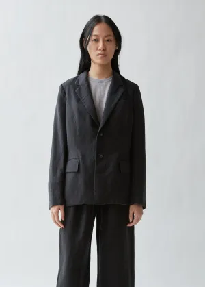 Notched Collar Two Button Jacket