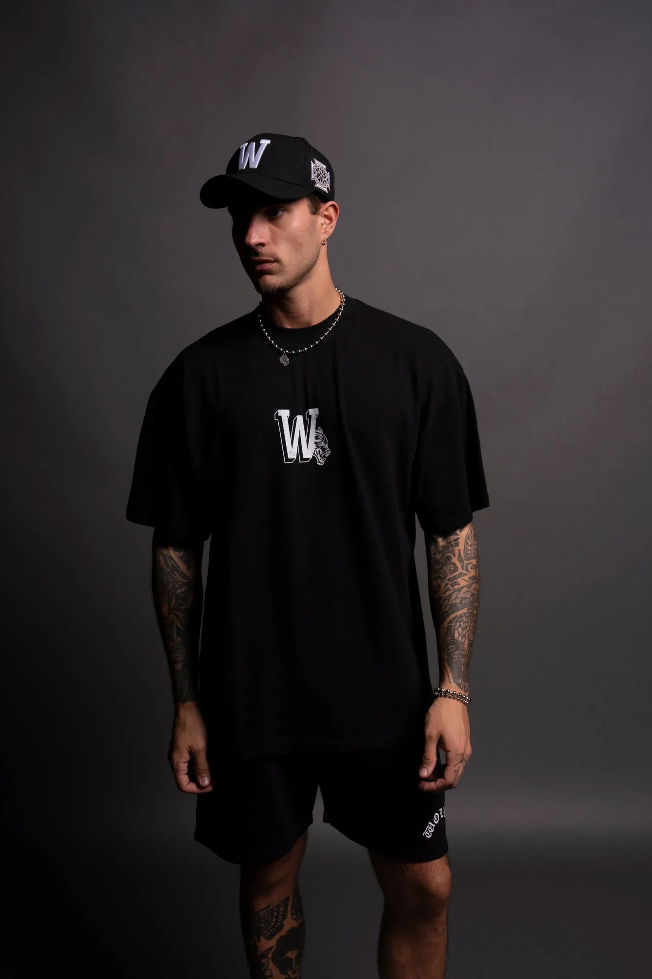 Our Stamp "Premium" Oversized Tee in Black