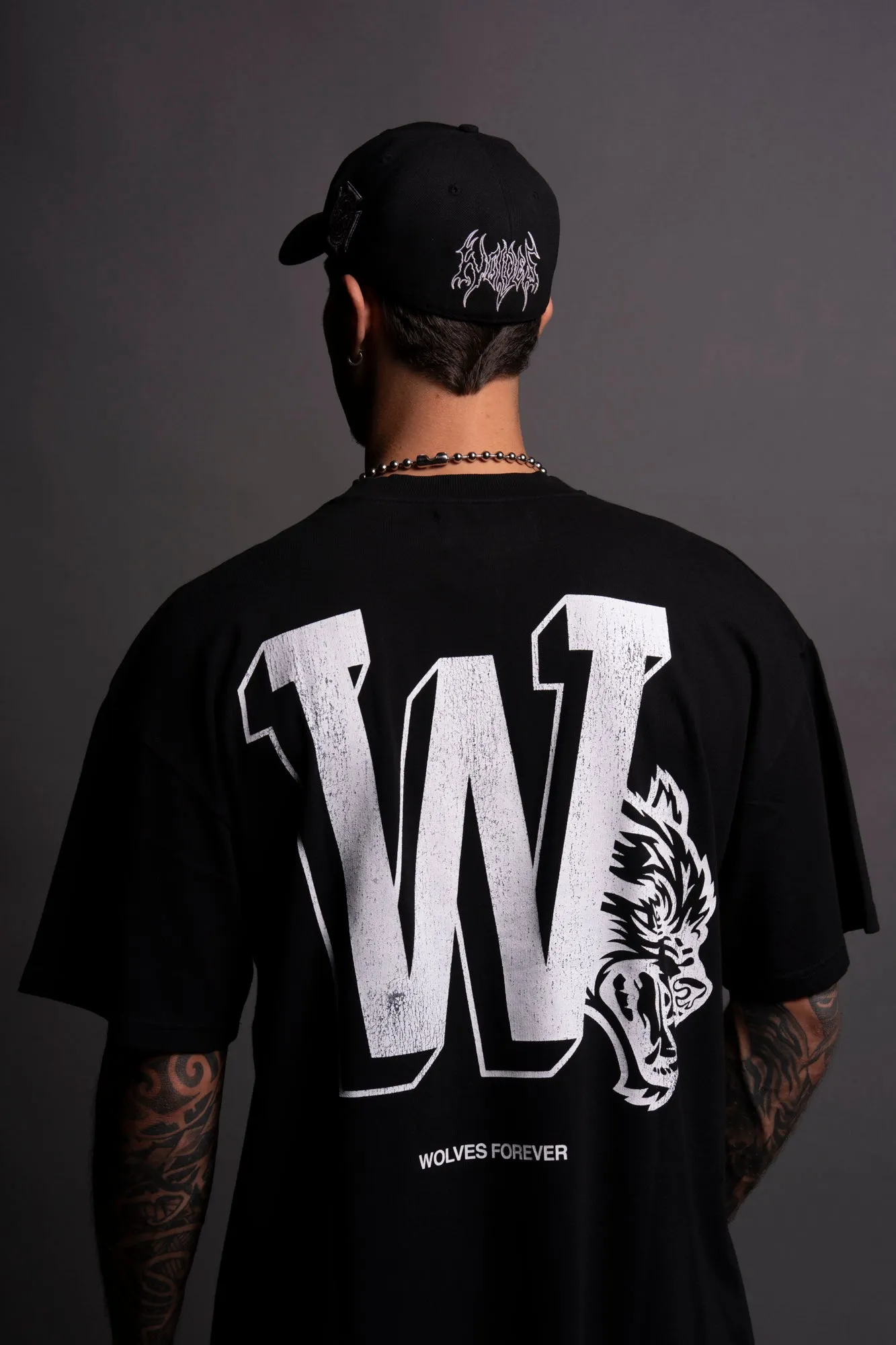 Our Stamp "Premium" Oversized Tee in Black