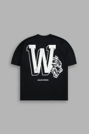 Our Stamp "Premium" Oversized Tee in Black