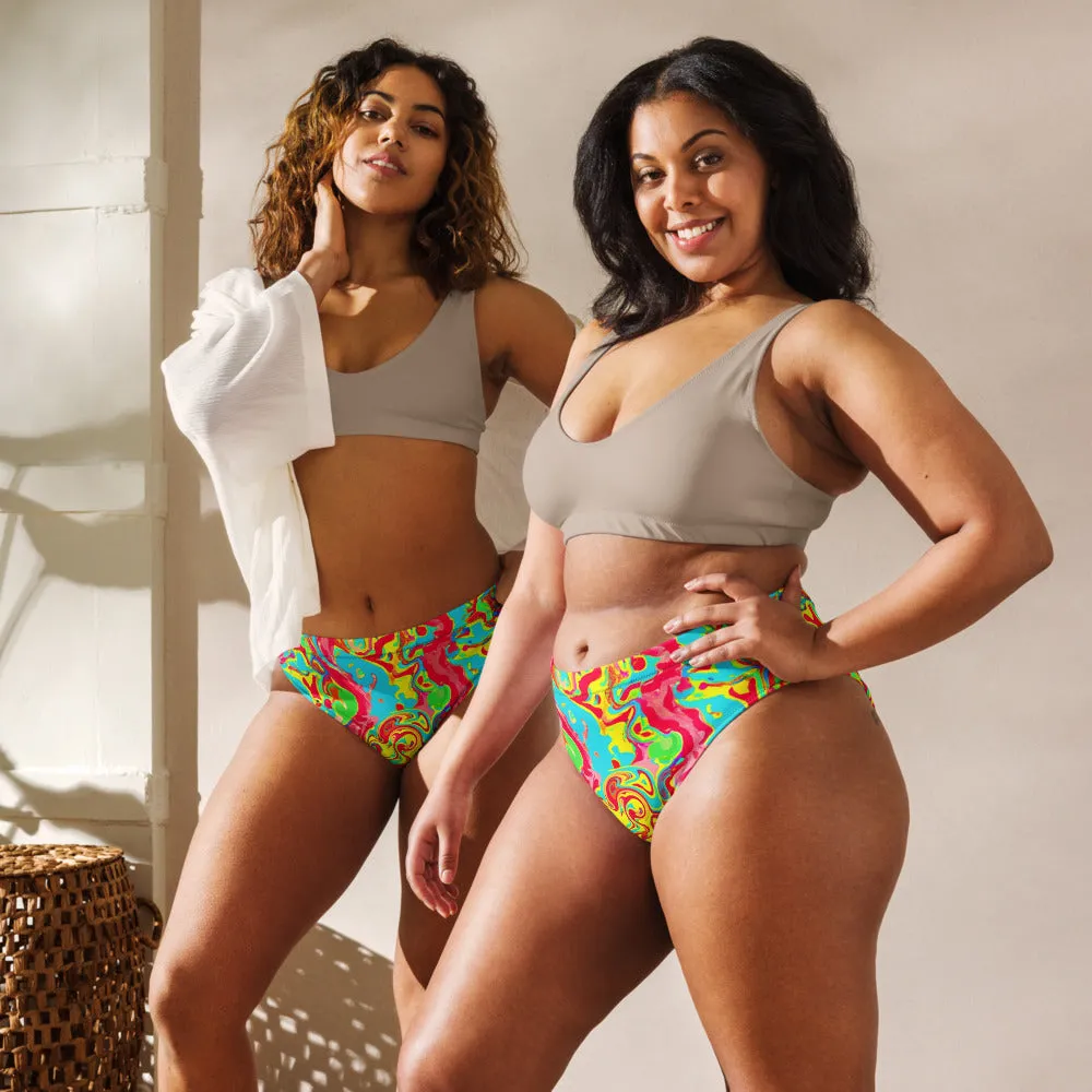 Regal High-Waisted Bikini Bottom